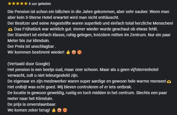 Duinberk B&B hotel en Brasserie