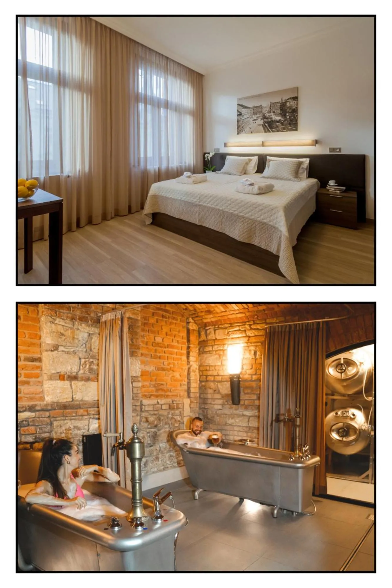 Spa and wellness centre/facilities, Bed in VINOHRADSKY DUM Residence