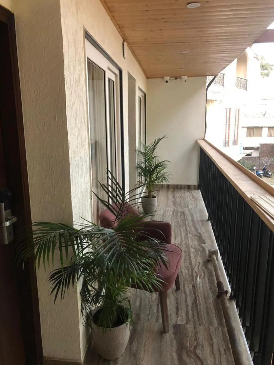 Inner courtyard view in Romeo Lane, Mussoorie by Alivaa