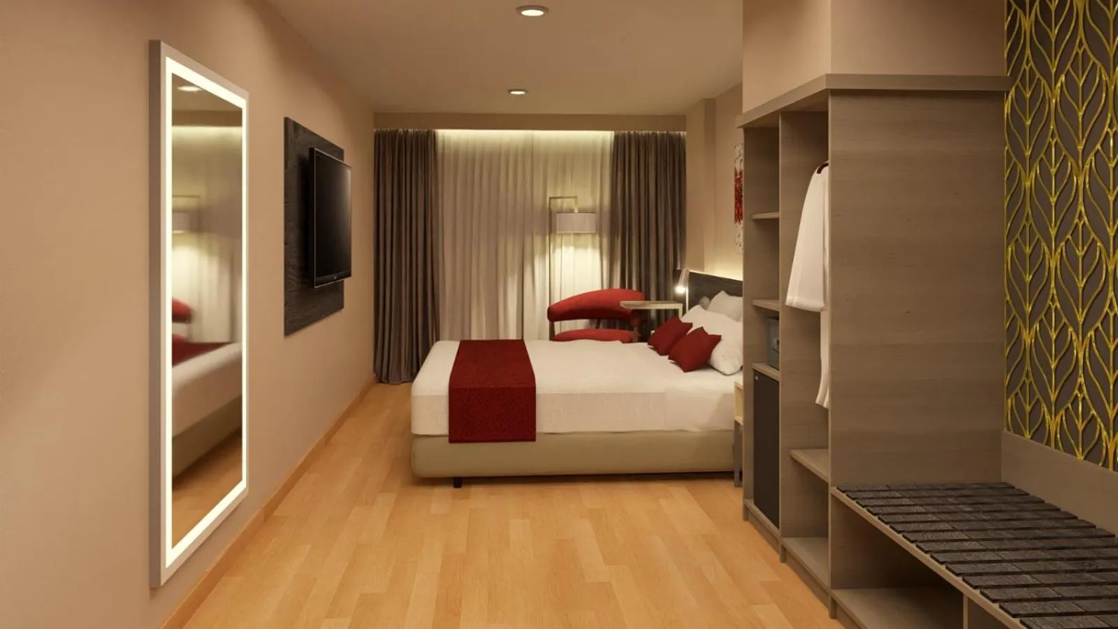 Bed in Ramada Suites by Wyndham Asuncion Aeropuerto