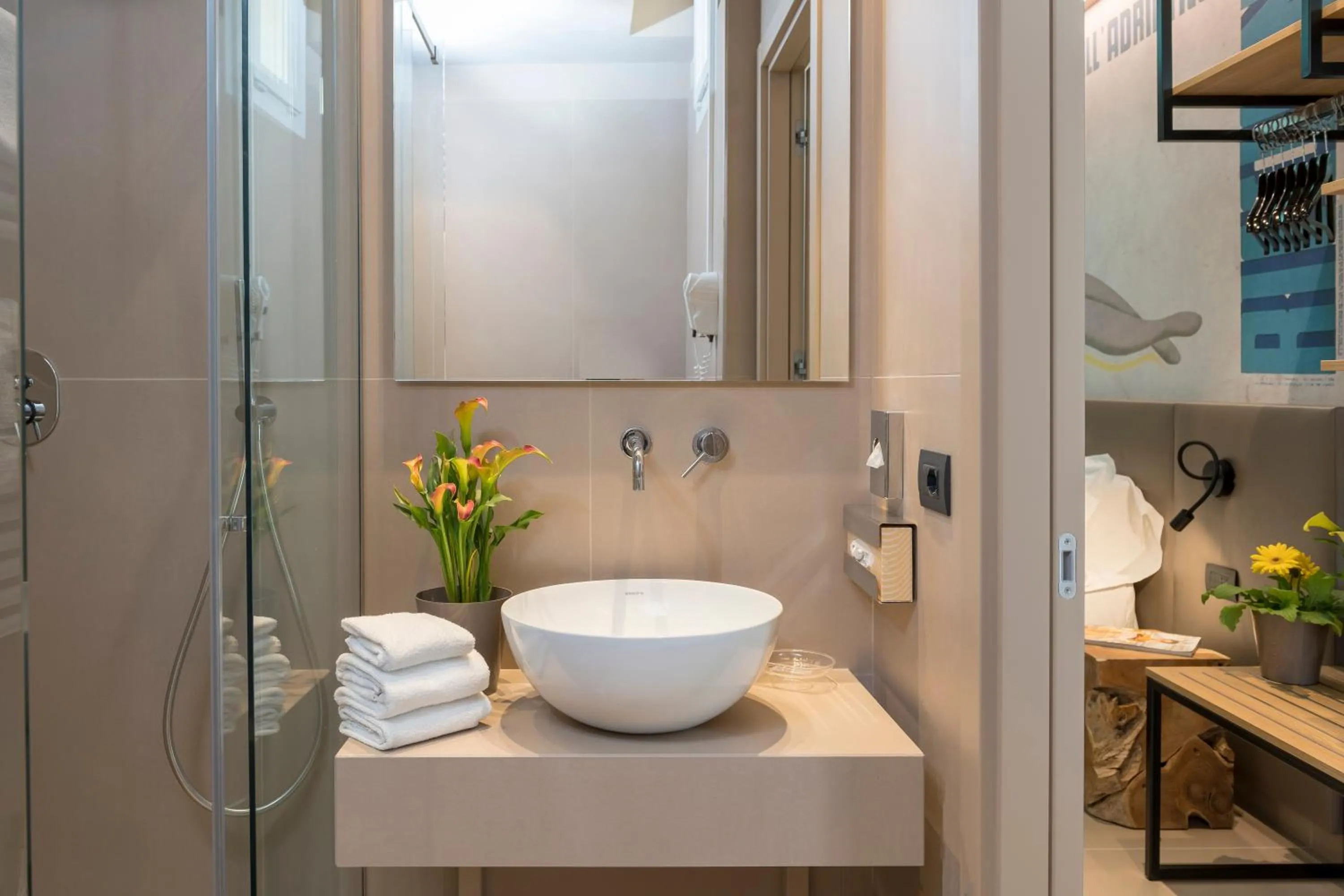 Bathroom in Hotel Adlon - FRONTE MARE