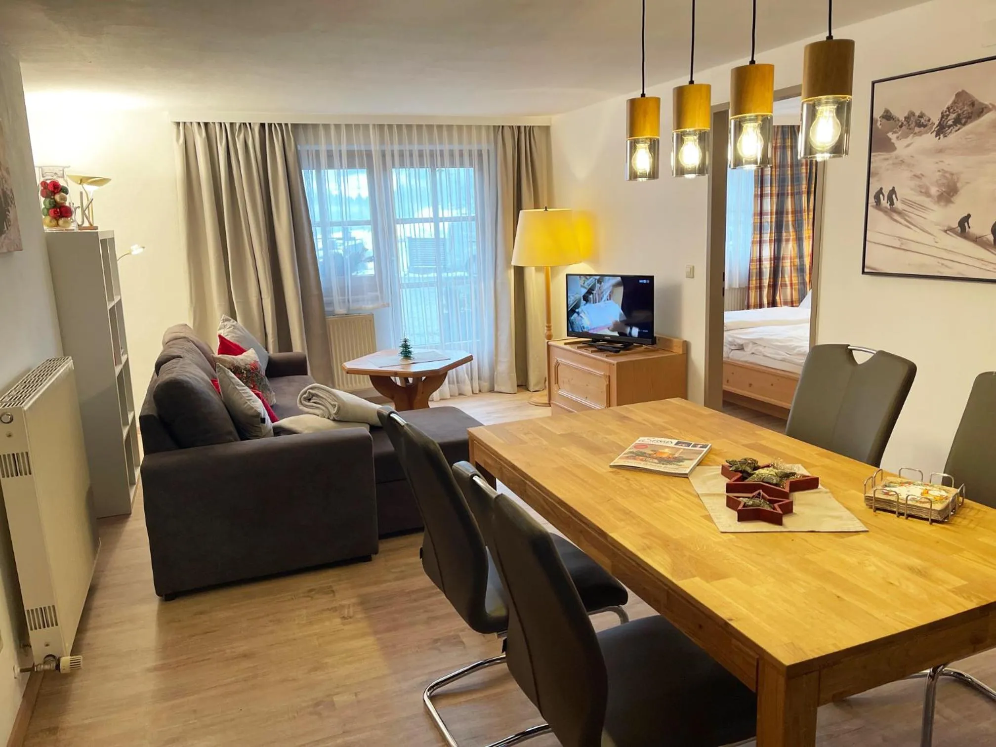 Living room in Chalet Zauberflöte