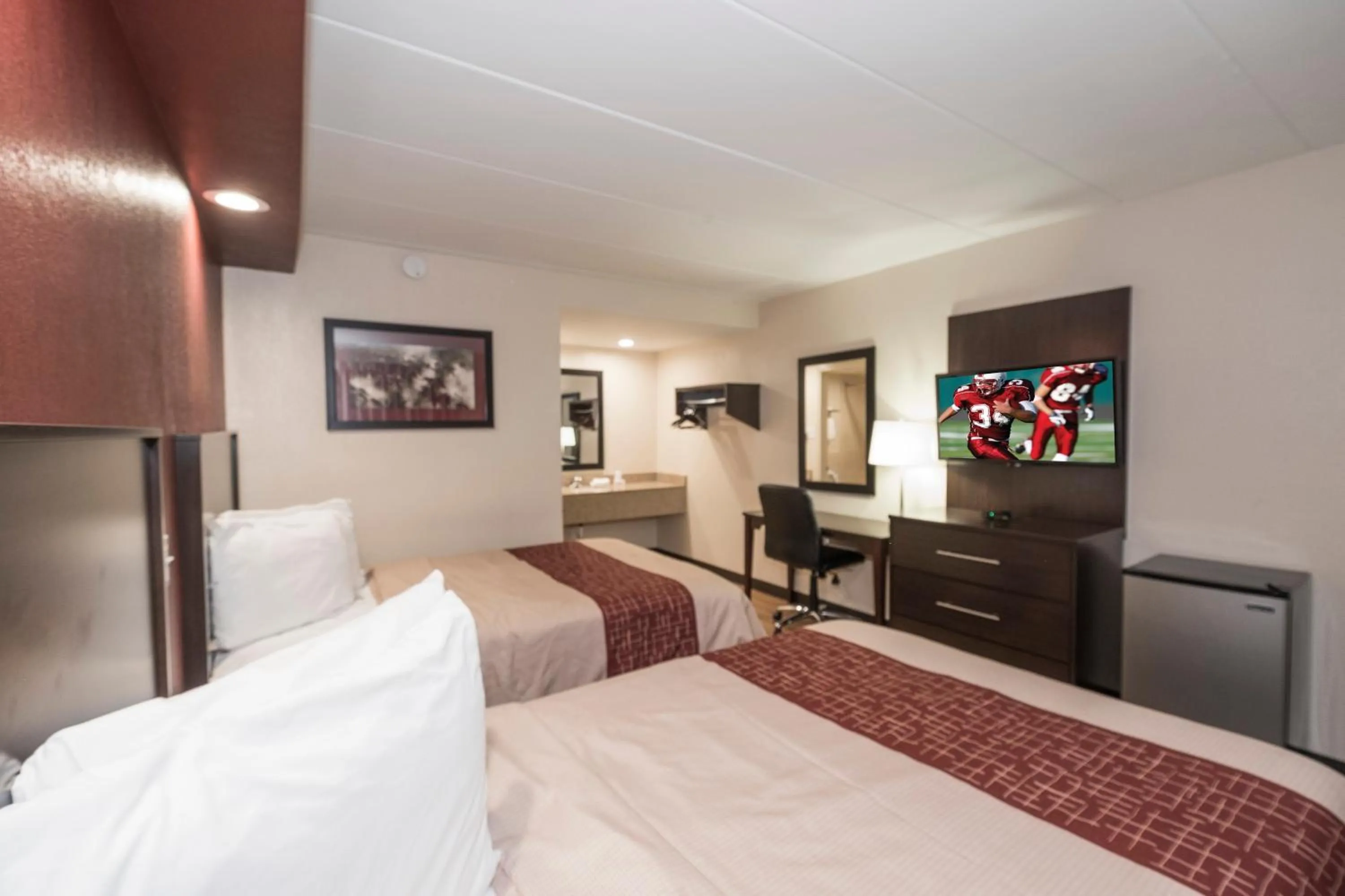 Photo of the whole room, Bed in Red Roof Inn Wildwood – Cape May/Rio Grande