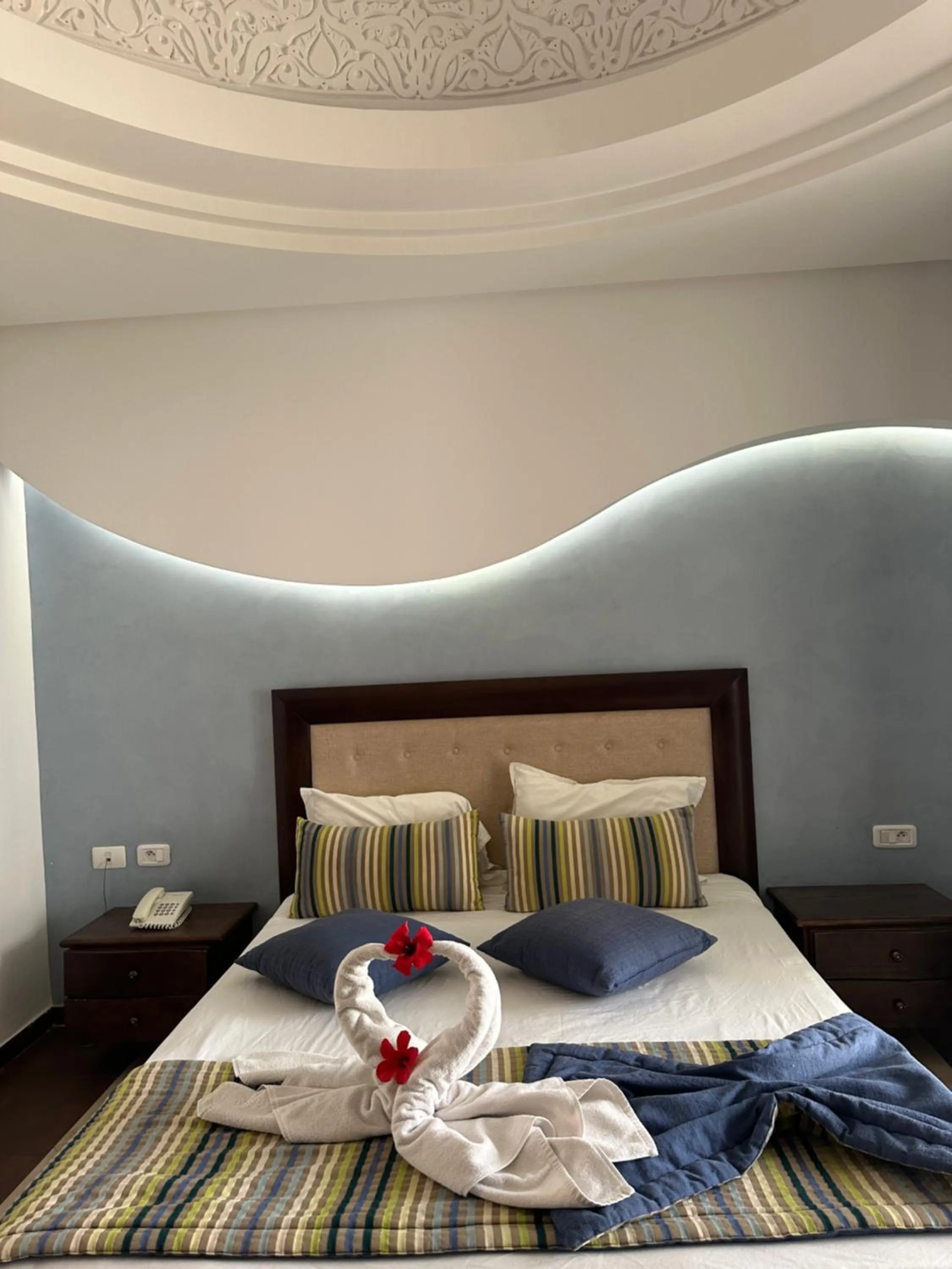 Bed in Palm Djerba Suites