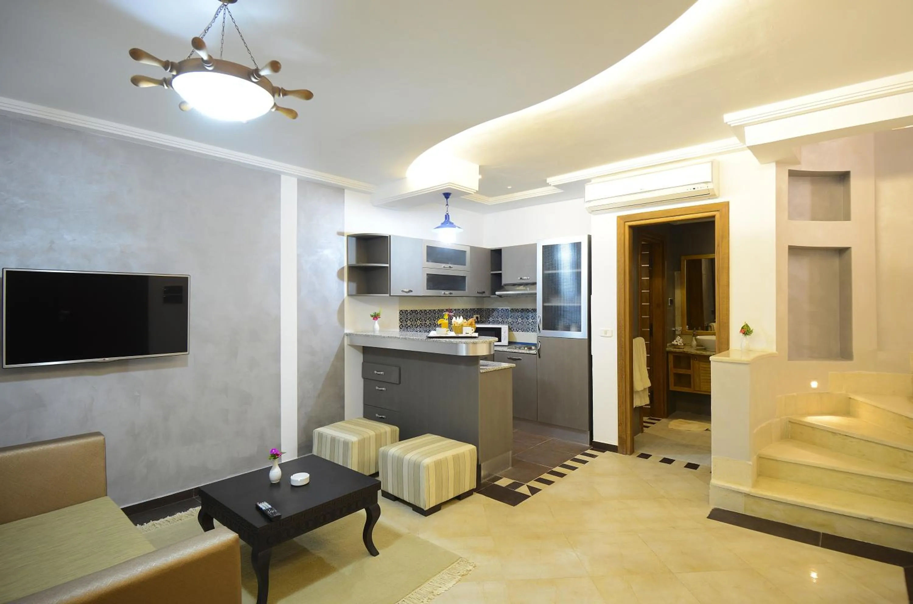 Living room in Palm Djerba Suites