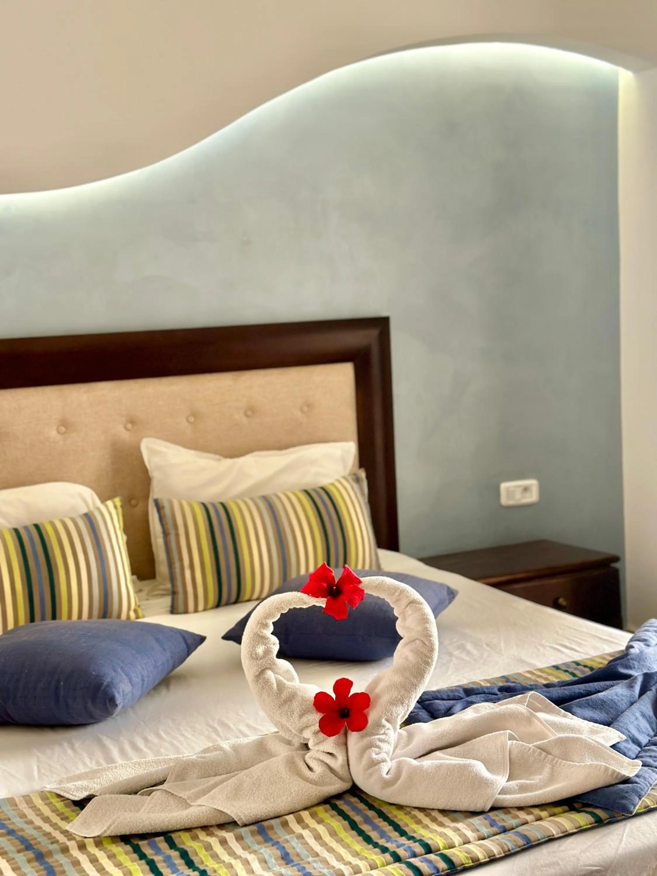 Bed in Palm Djerba Suites