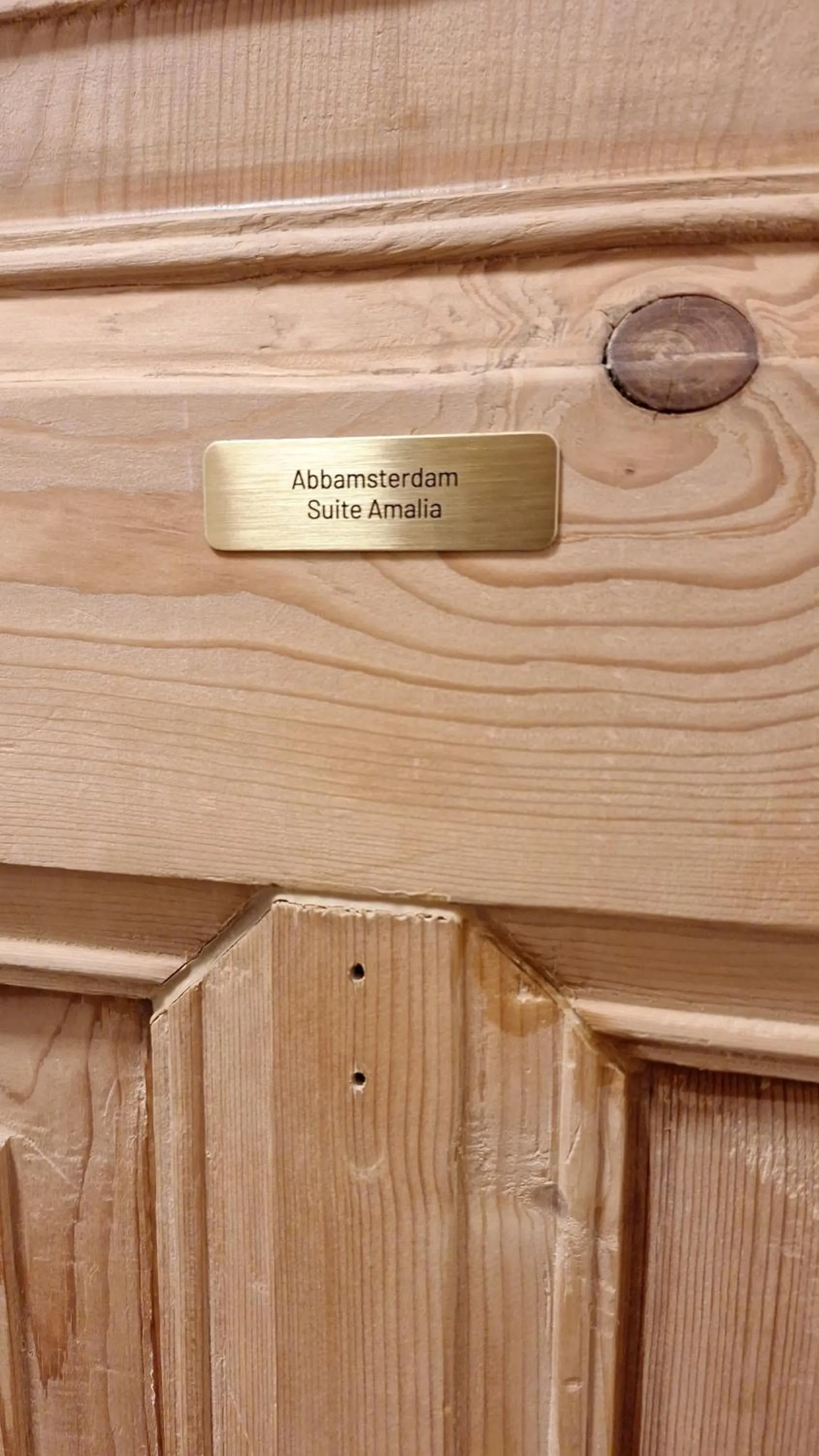 wardrobe in A B&B Amsterdam