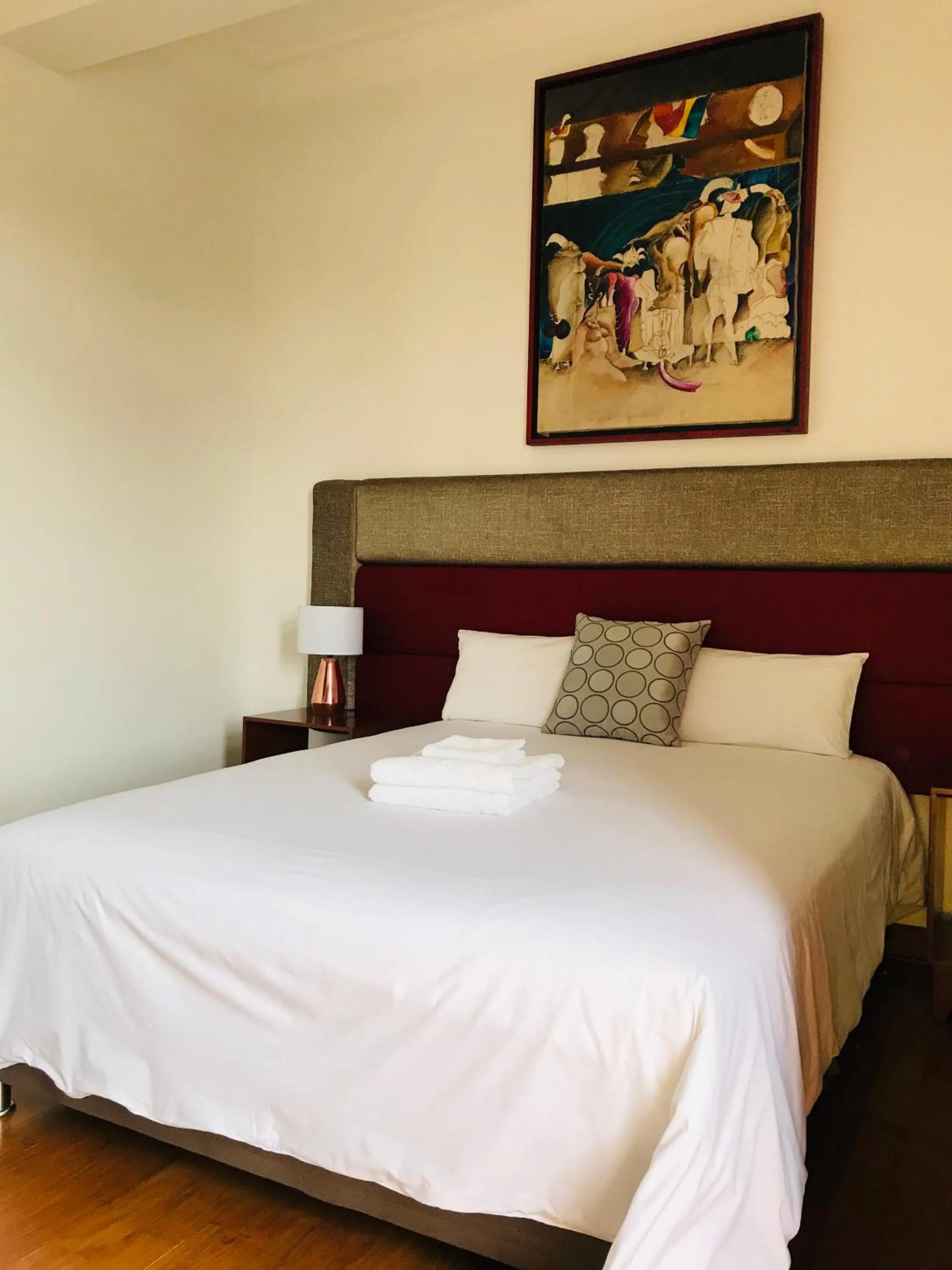 Bed in Larq'a Park Rooms