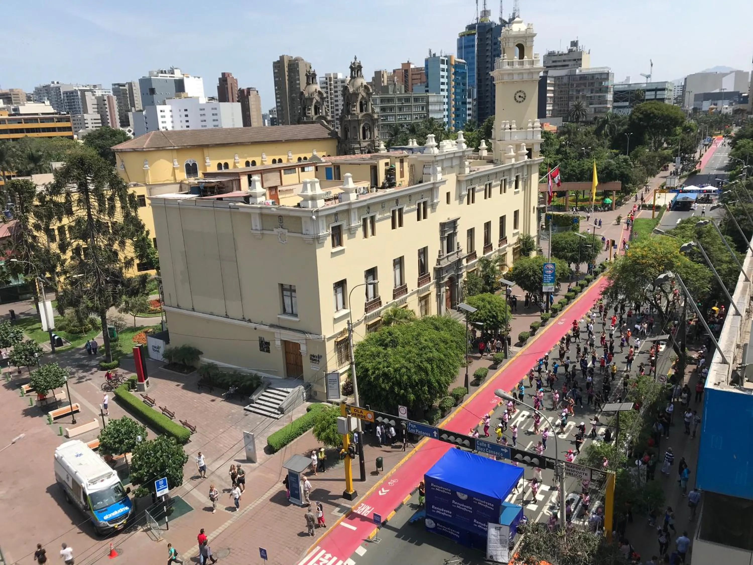 City view in Larq'a Park Rooms