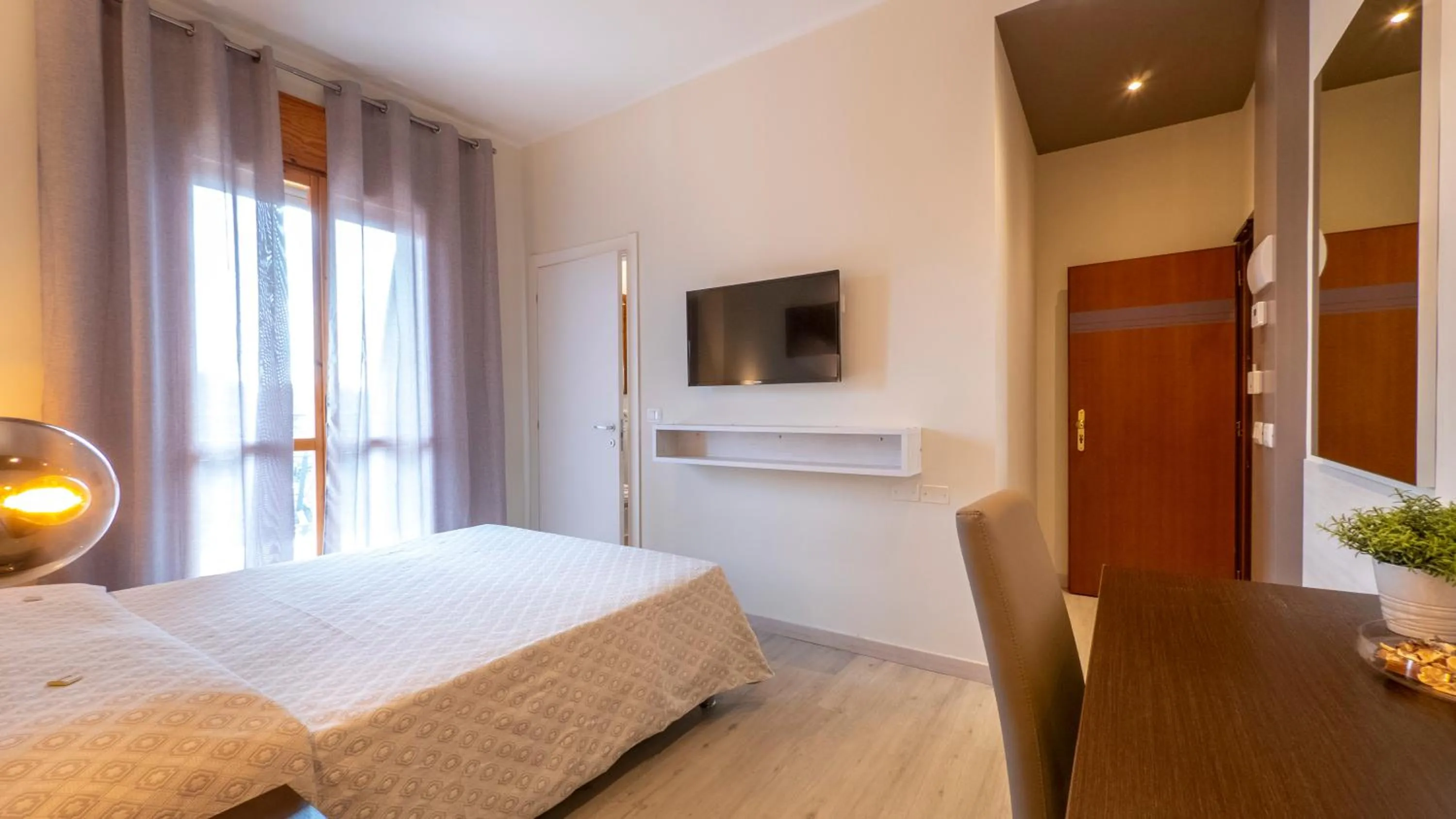 Bed in Hotel San Marco