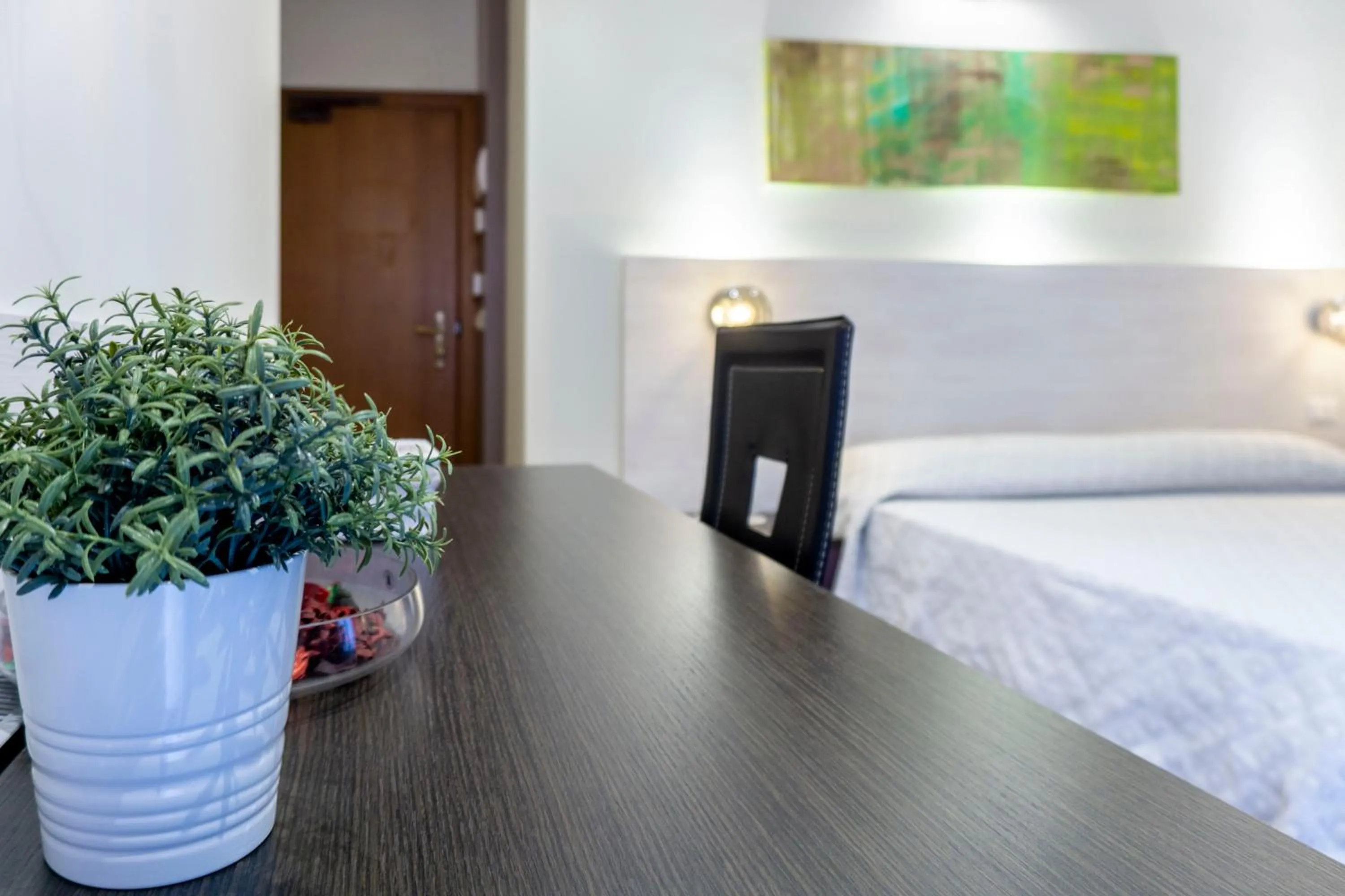 Bed in Hotel San Marco