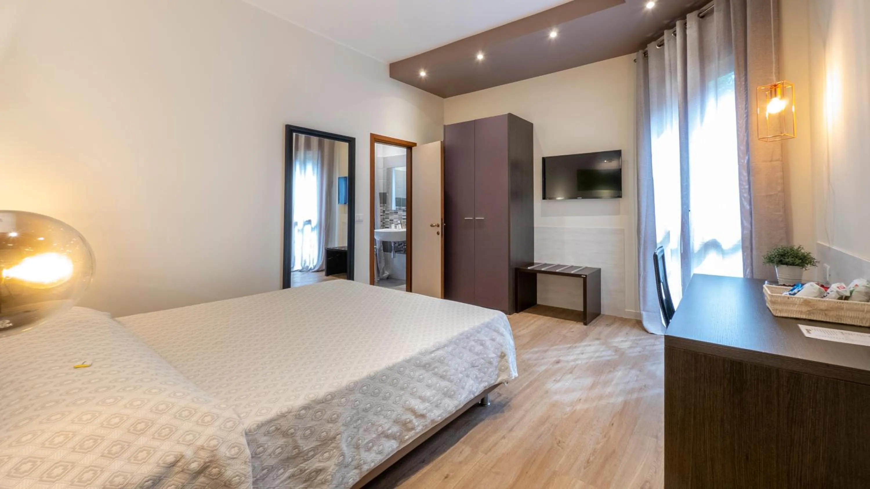 Bed in Hotel San Marco