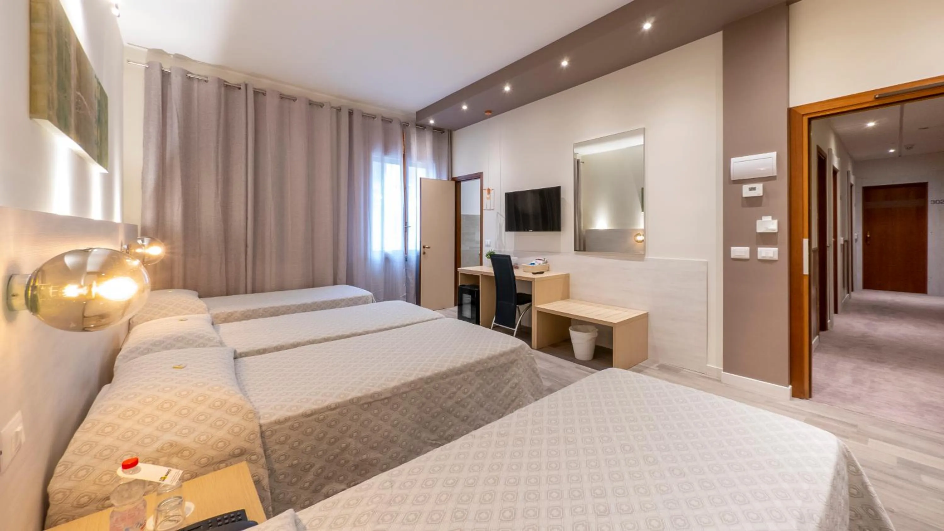 Bed in Hotel San Marco