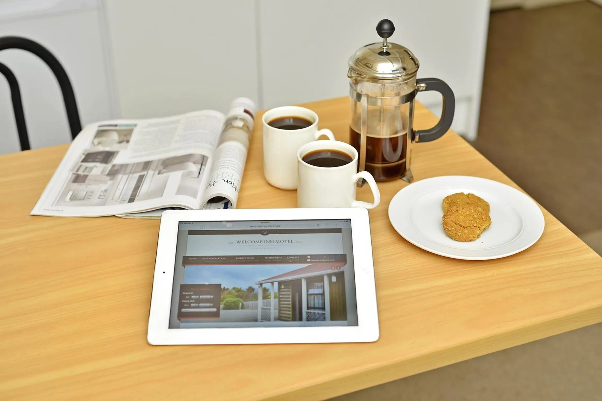 Dining area in Welcome Inn Motel Levin