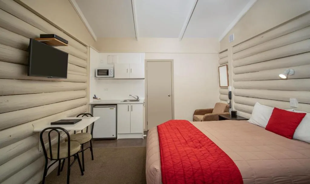 Bed in Welcome Inn Motel Levin