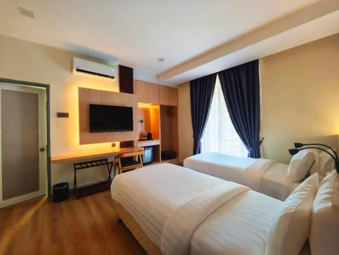 Bed in Raia Beach Resort Port Dickson