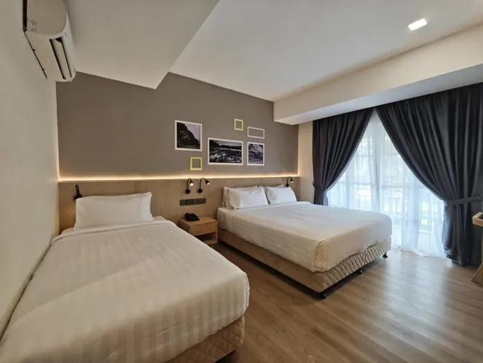 Bedroom, Bed in Raia Beach Resort Port Dickson