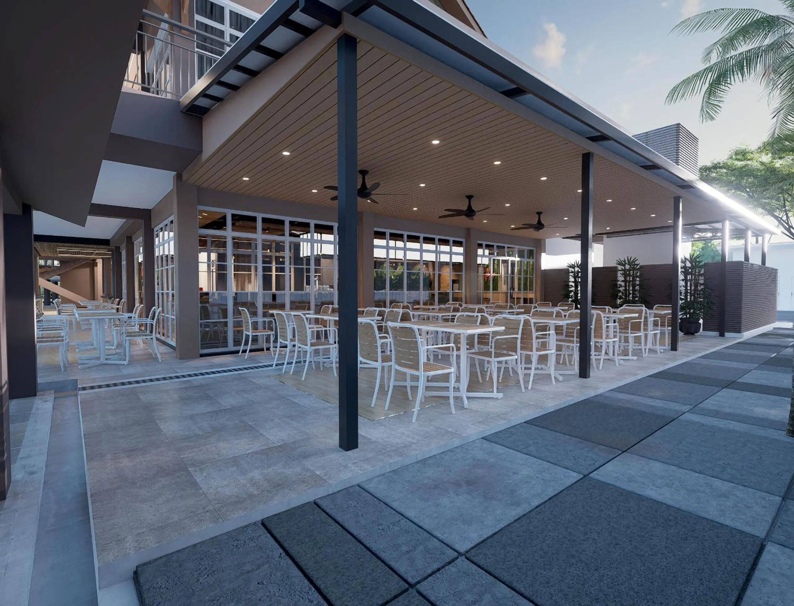 Restaurant/places to eat in Raia Beach Resort Port Dickson