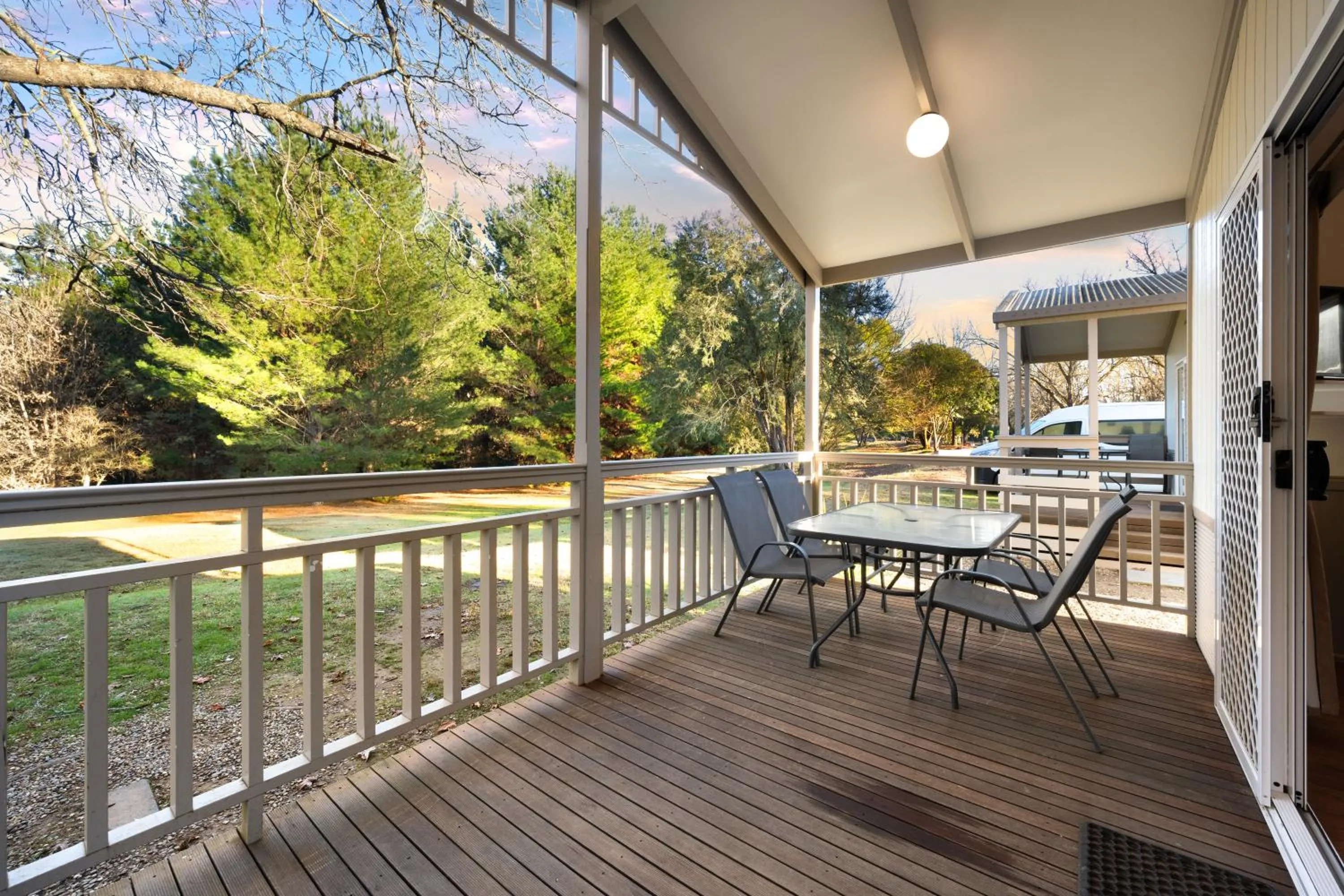Patio in Bright Porepunkah Holiday Park