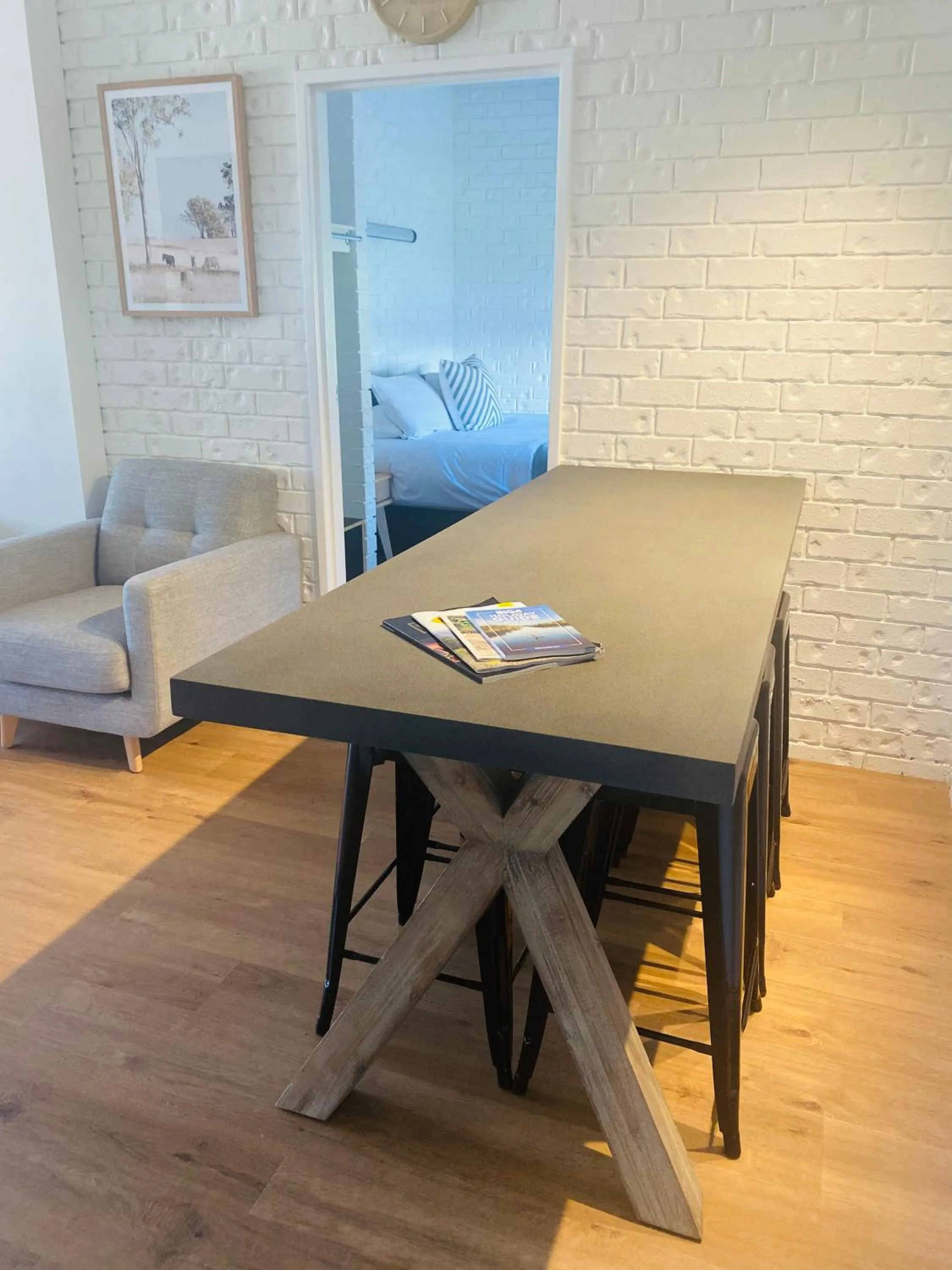 Dining area in Bright Porepunkah Holiday Park