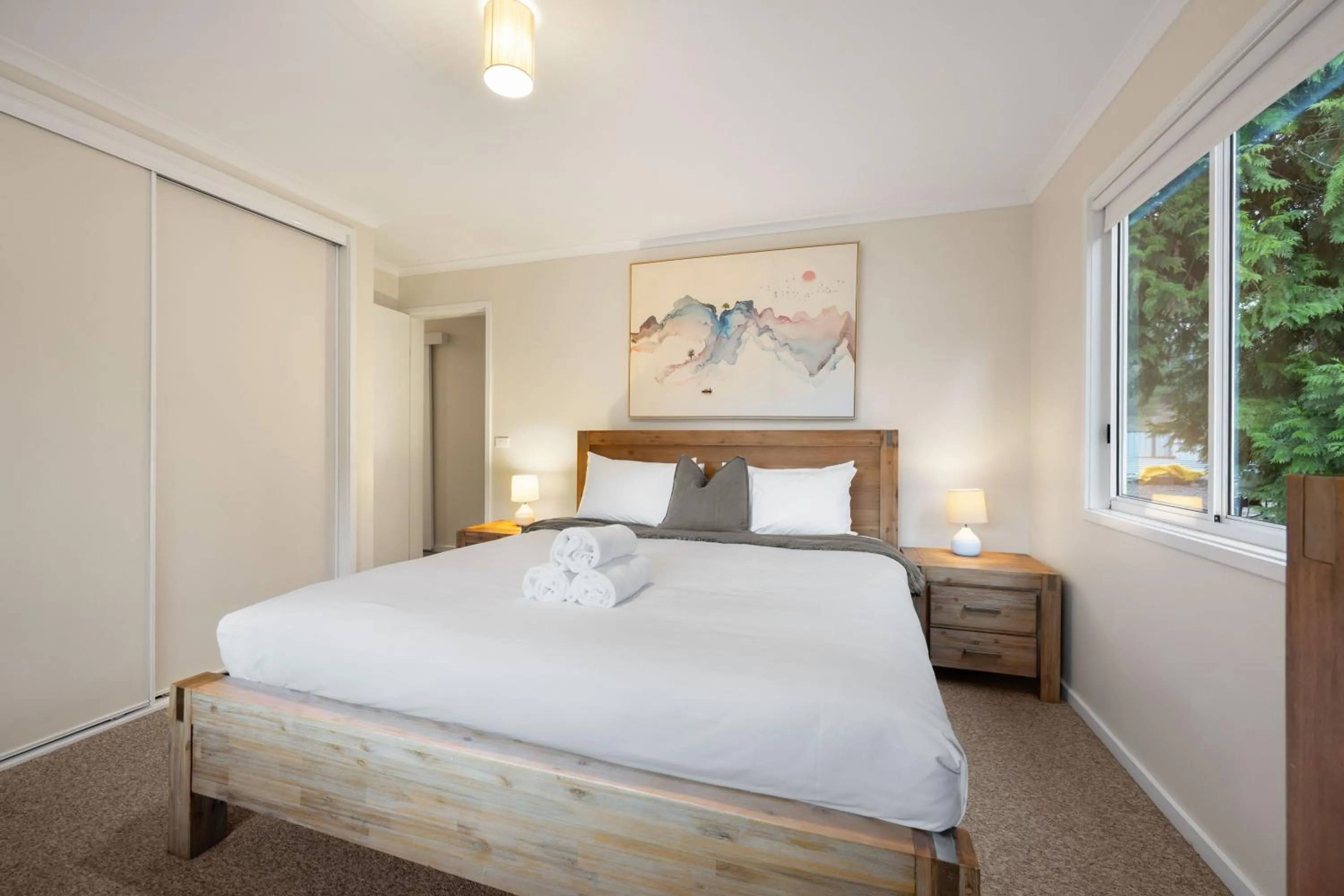 Bed in Bright Porepunkah Holiday Park