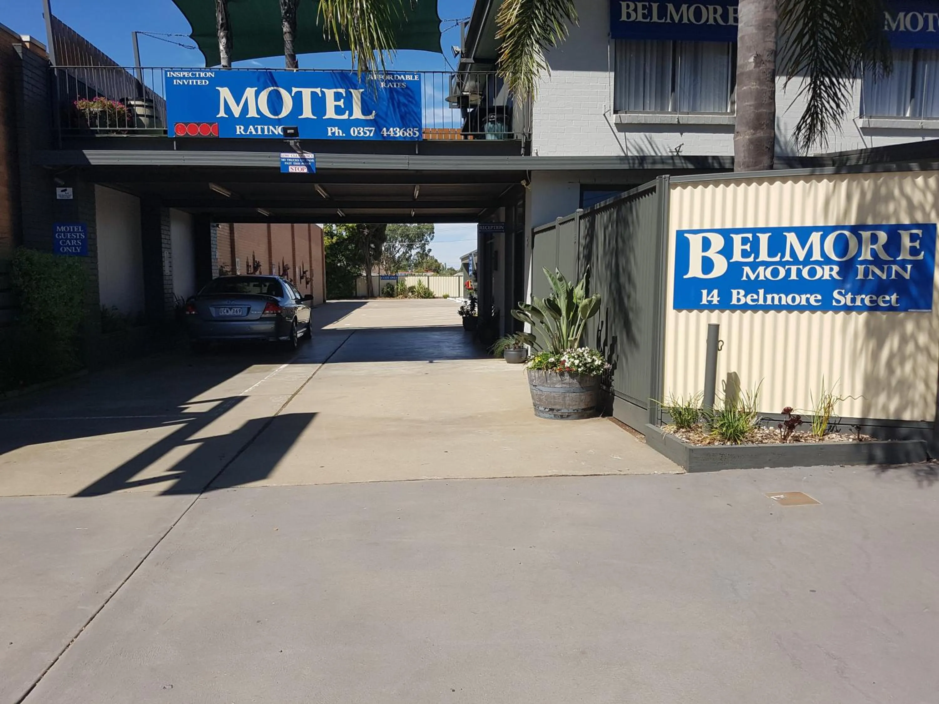 Facade/entrance in Belmore Motor Inn