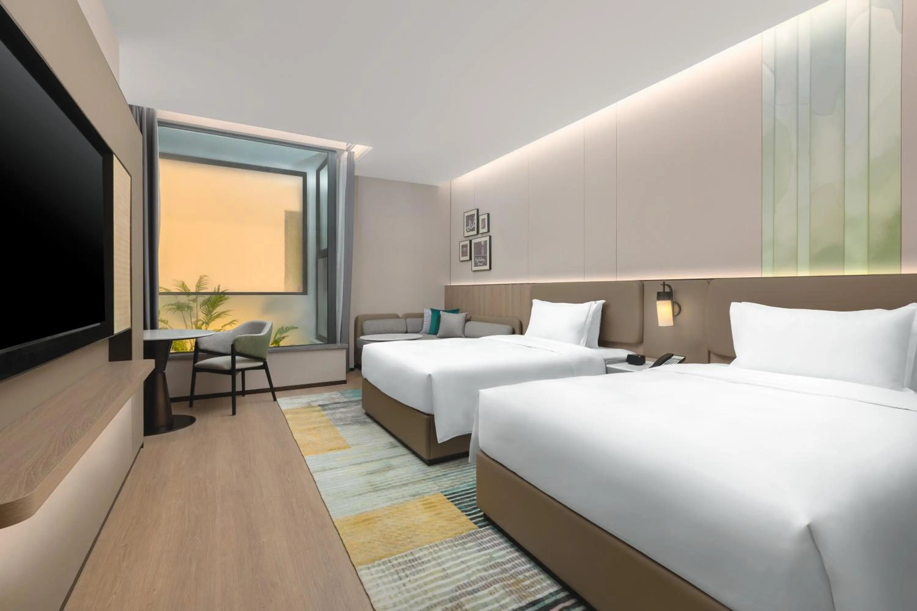 Bed in Holiday Inn & Suites Shanghai Changfeng by IHG