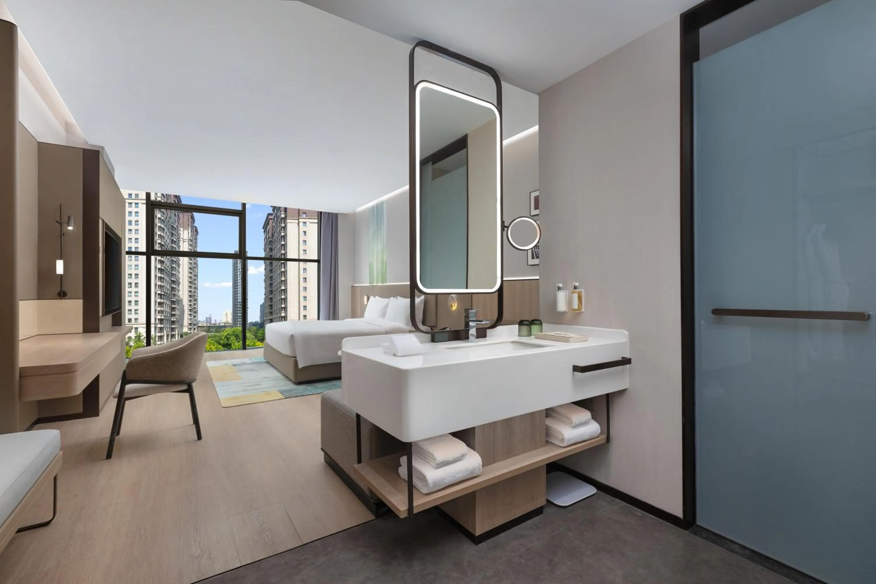 Bathroom in Holiday Inn & Suites Shanghai Changfeng by IHG