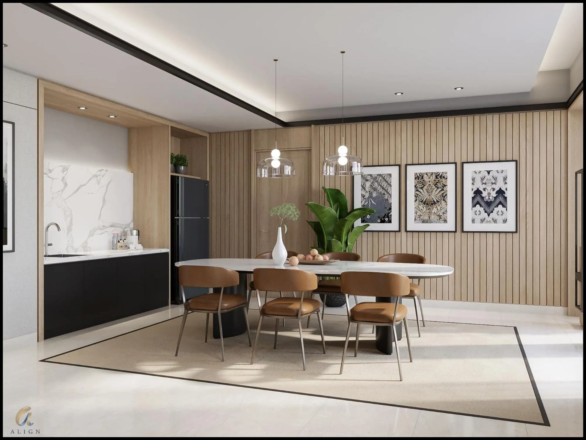 Dining area in Mercure Berau