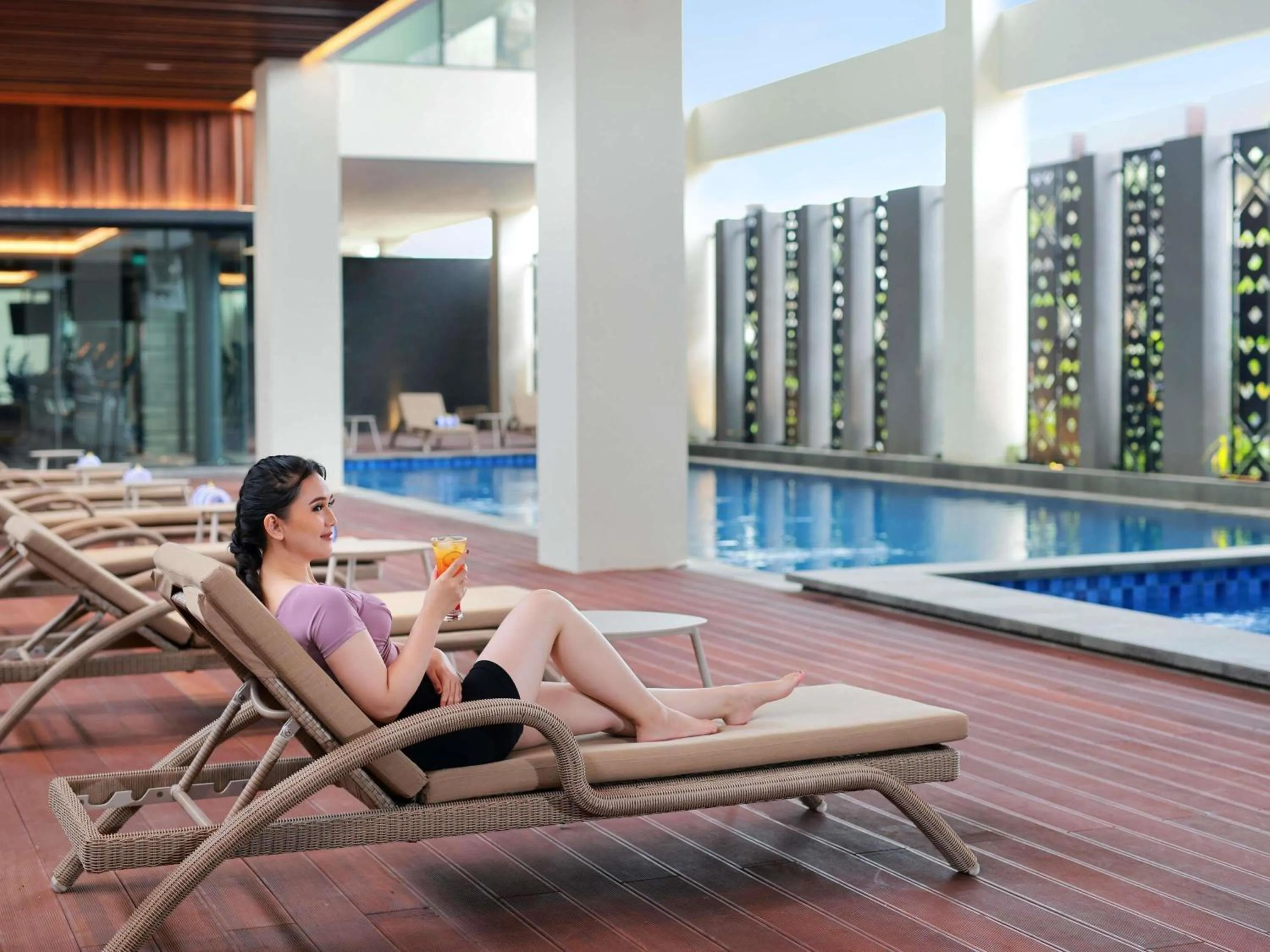 Pool view in Mercure Berau