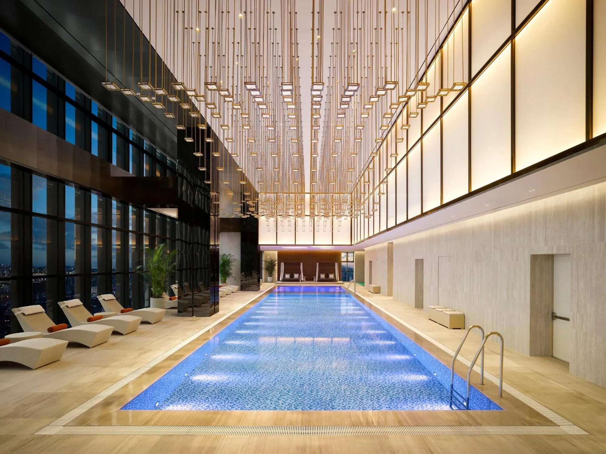 Swimming pool in Pullman Ambassador Seoul Eastpole