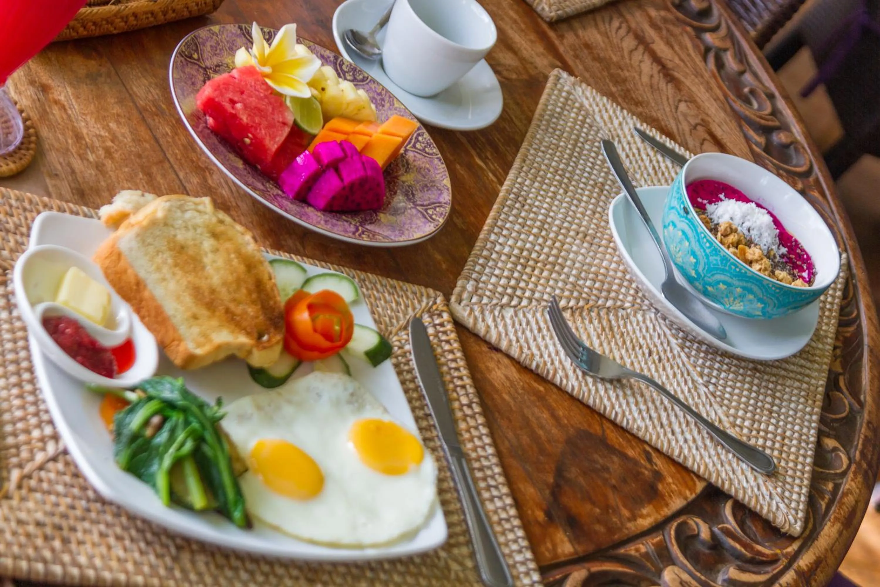 Food close-up in Life in Amed Beach Hotel