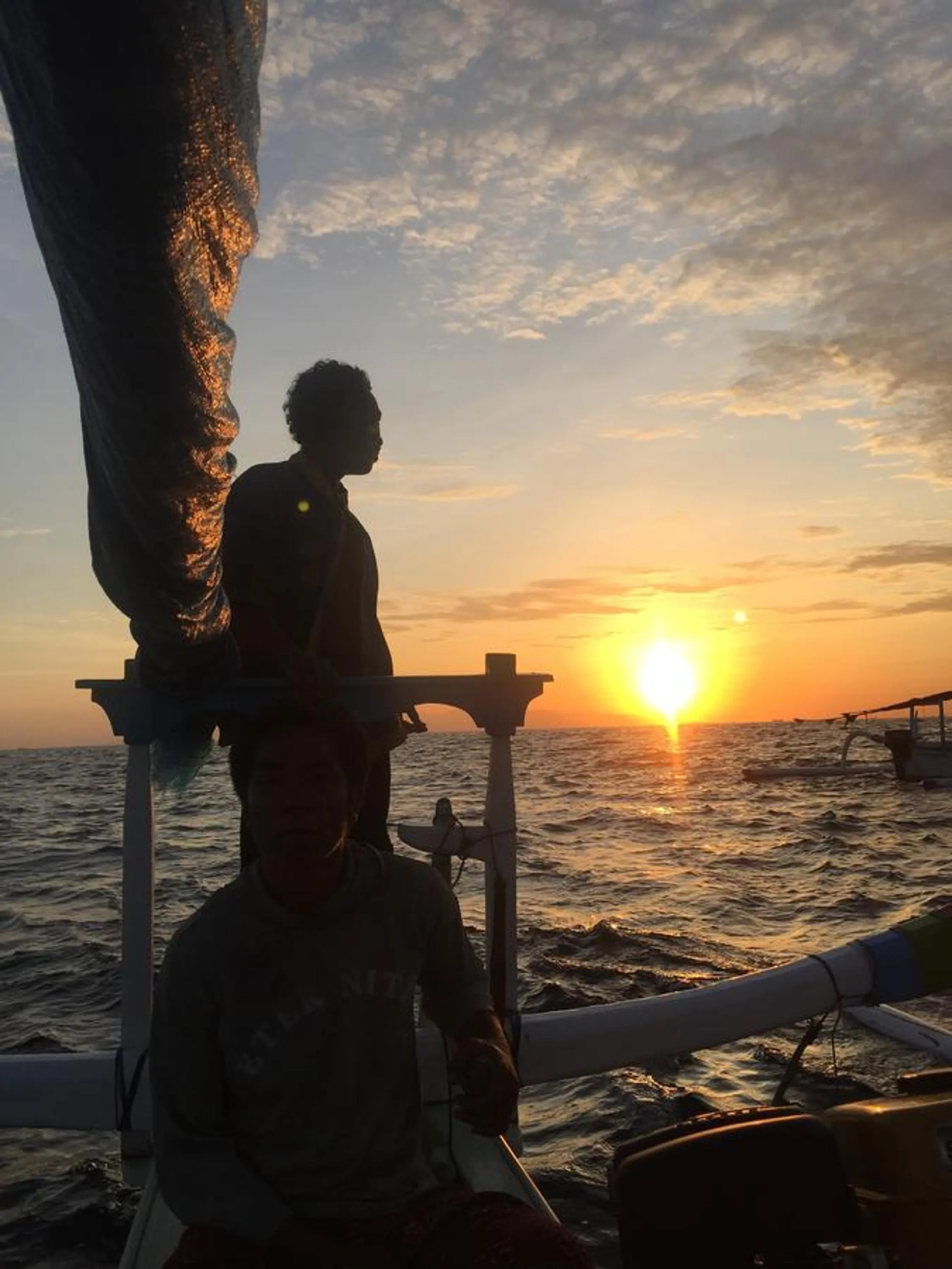 Fishing in Life in Amed Beach Hotel