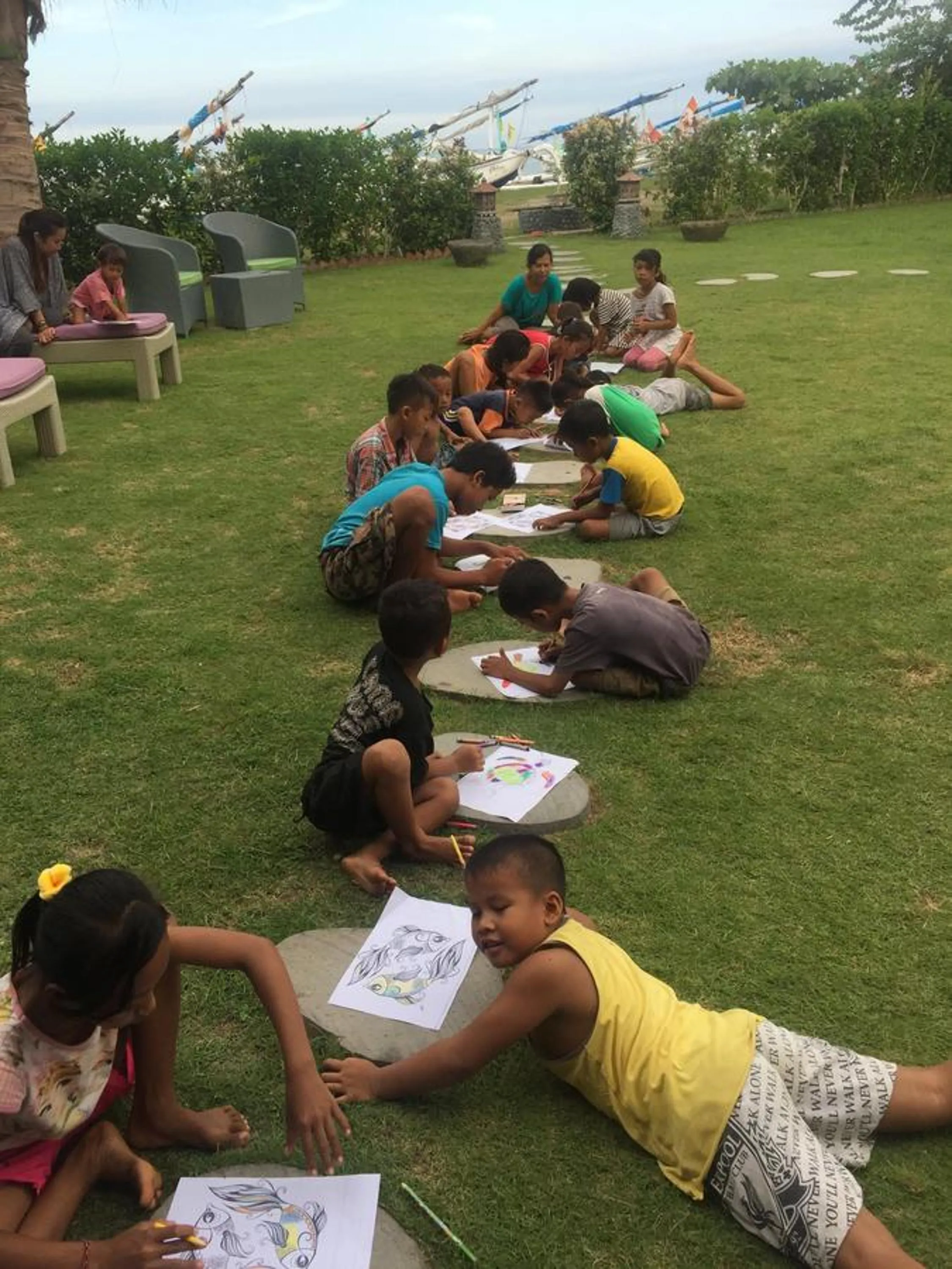 People in Life in Amed Beach Hotel