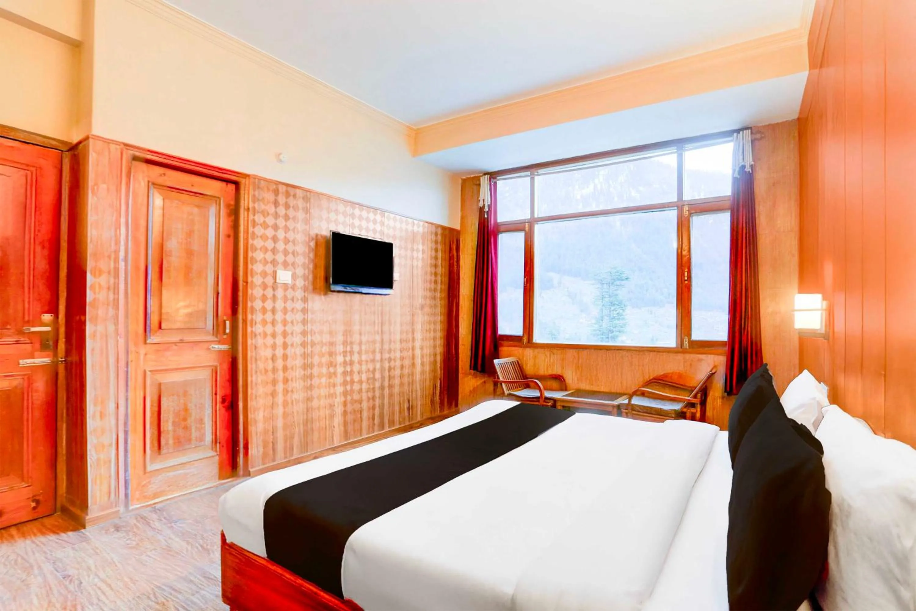 Bedroom, Bed in Hotel O Manali Near Hadimba Temple