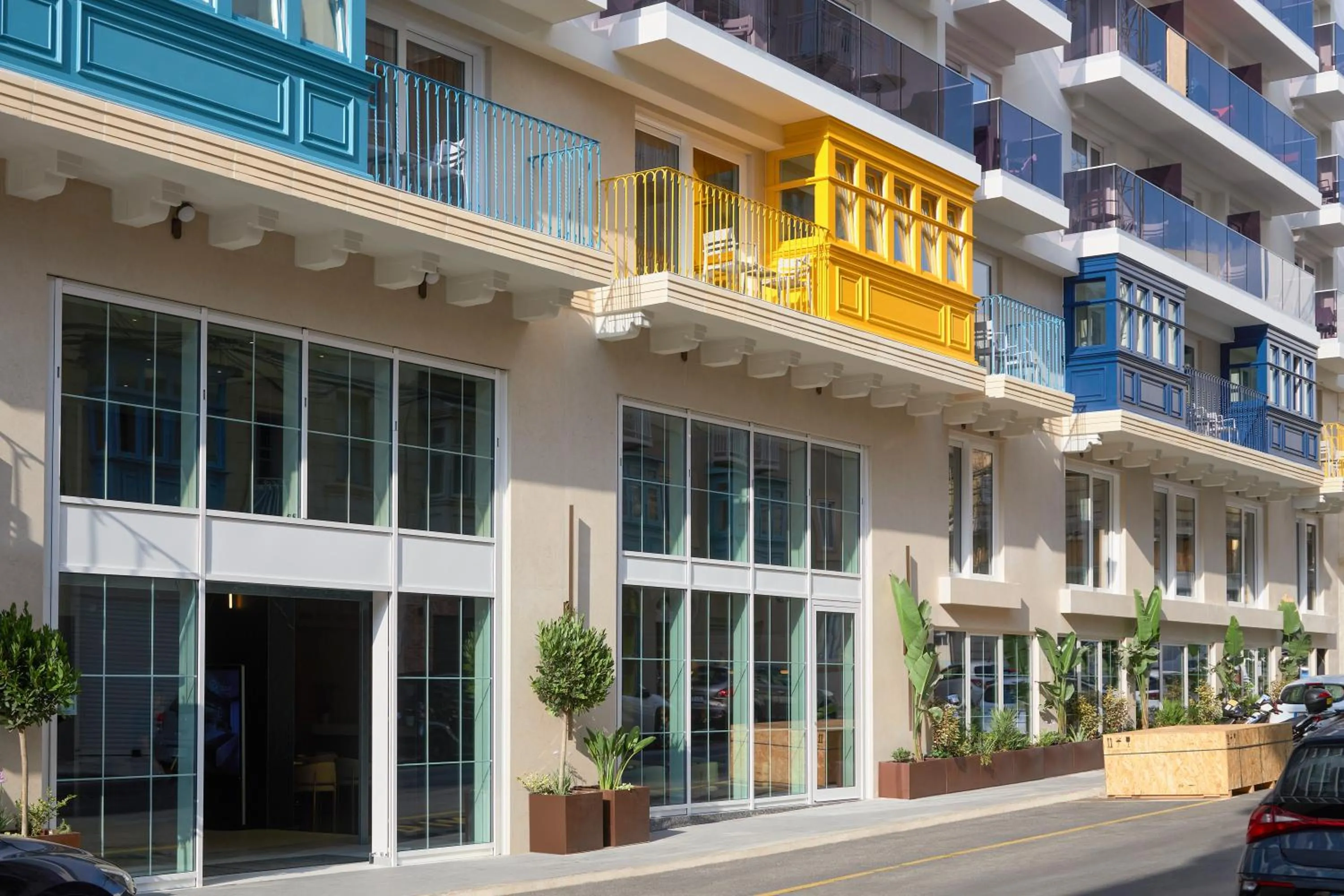 Facade/entrance in Novotel Malta Sliema