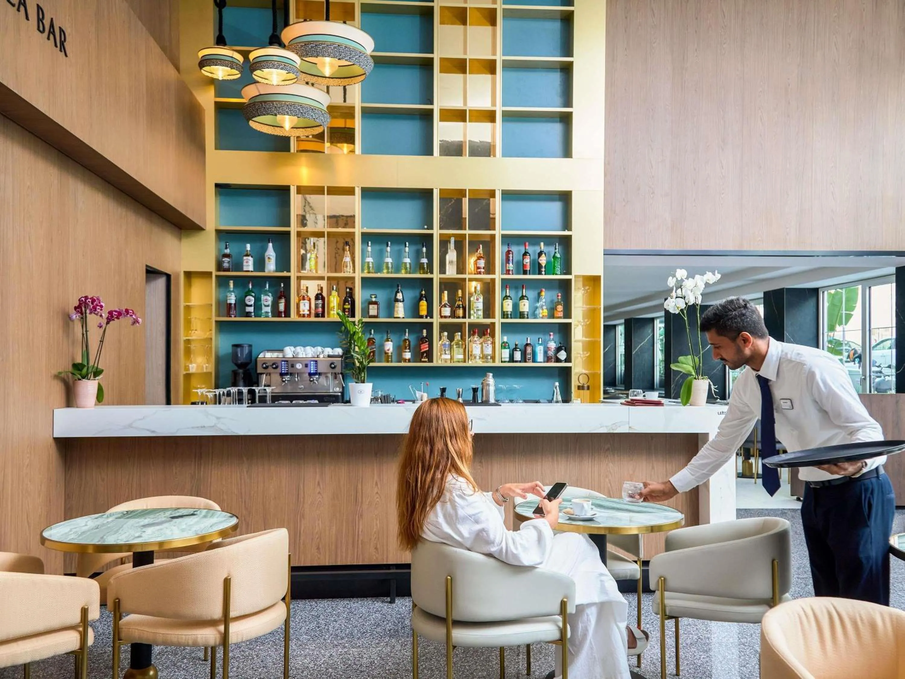 Lounge or bar in Novotel Malta Sliema