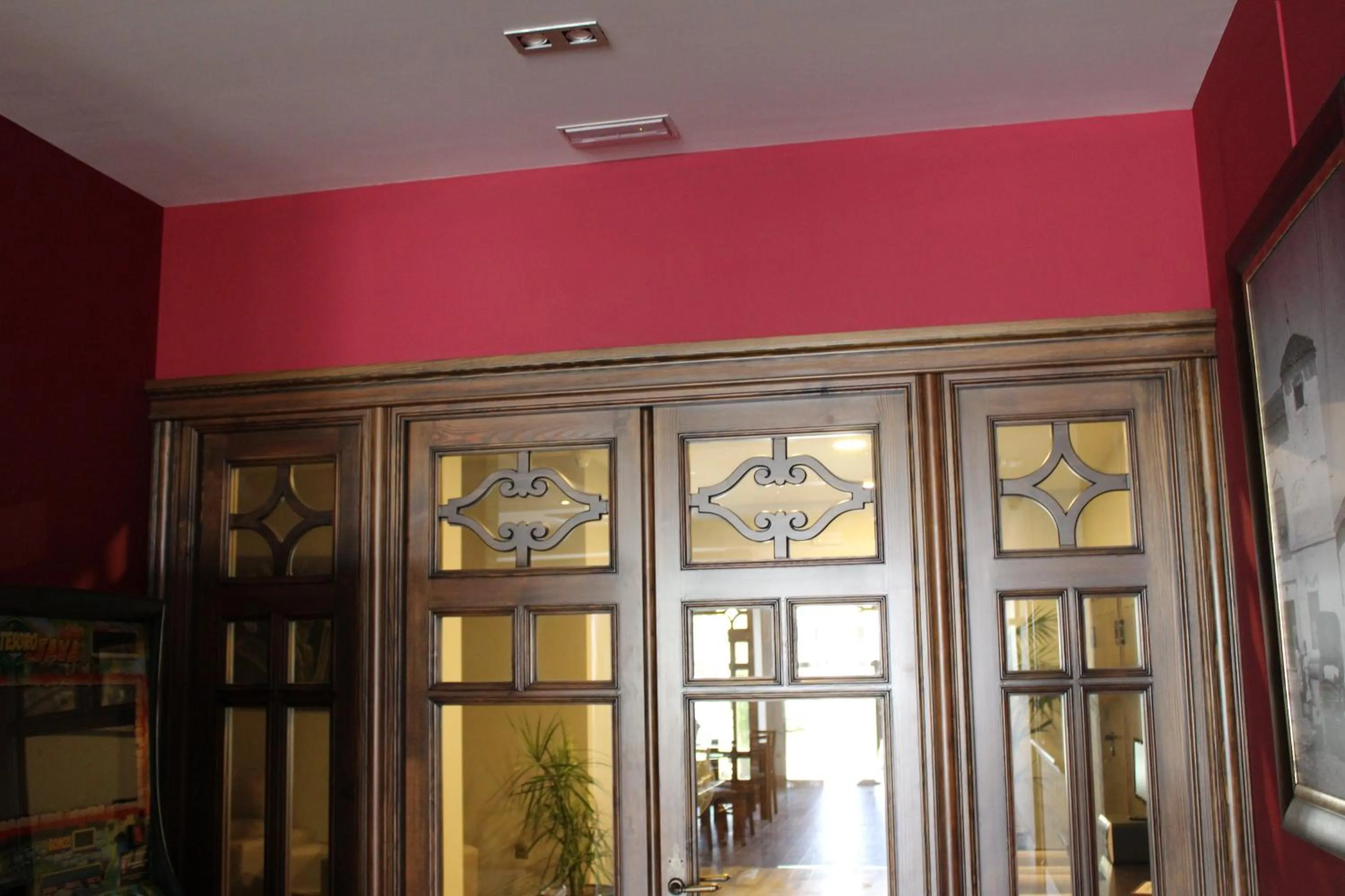 Lobby or reception in Hostal Garlu