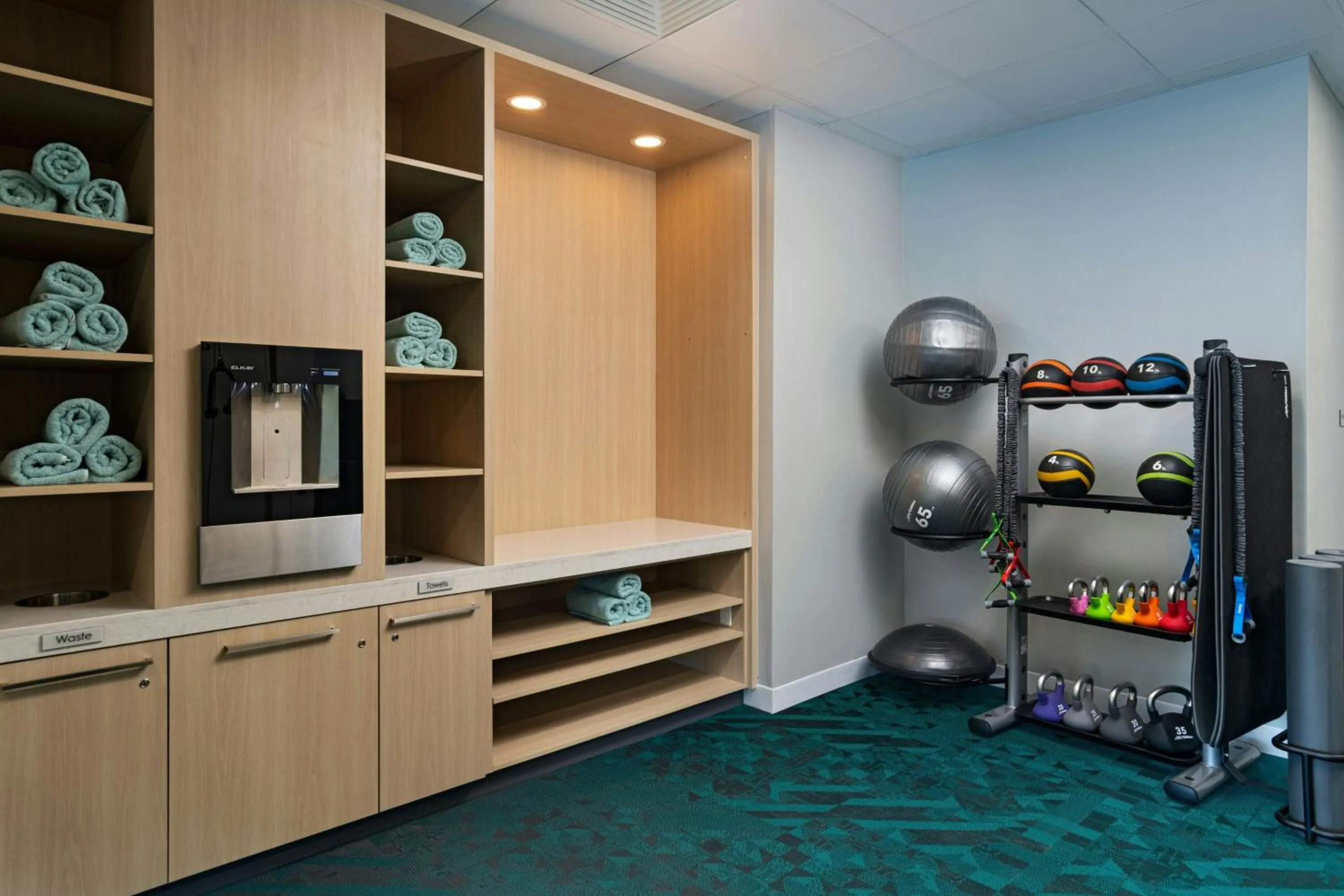 Fitness centre/facilities in TownePlace Suites Brownsville