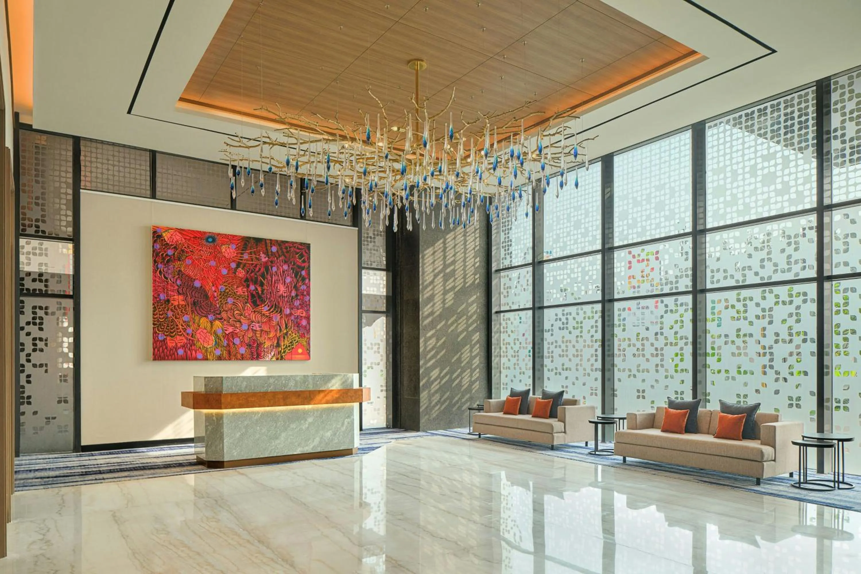 Lobby or reception in Four Points by Sheraton Bekasi