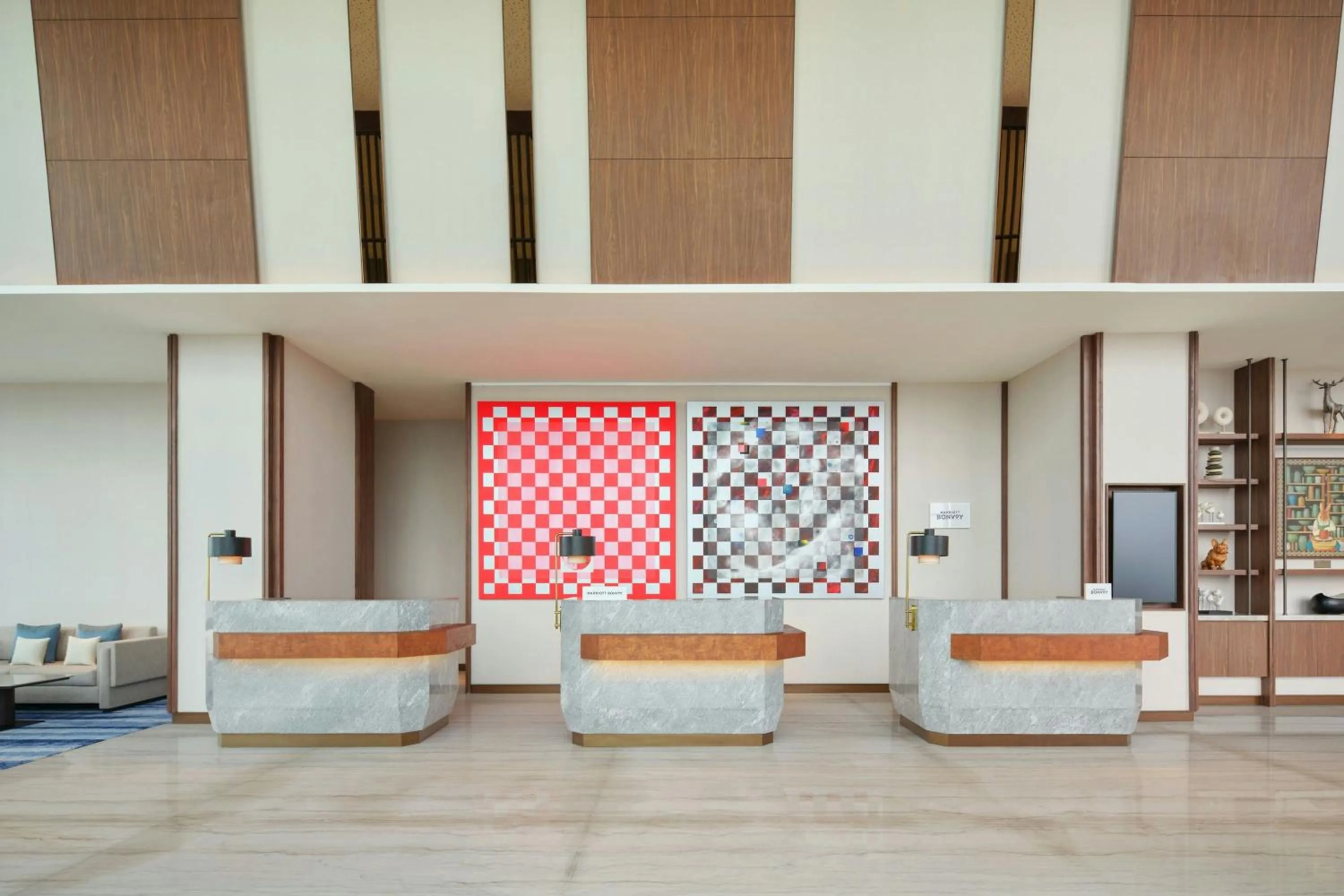 Lobby or reception in Four Points by Sheraton Bekasi