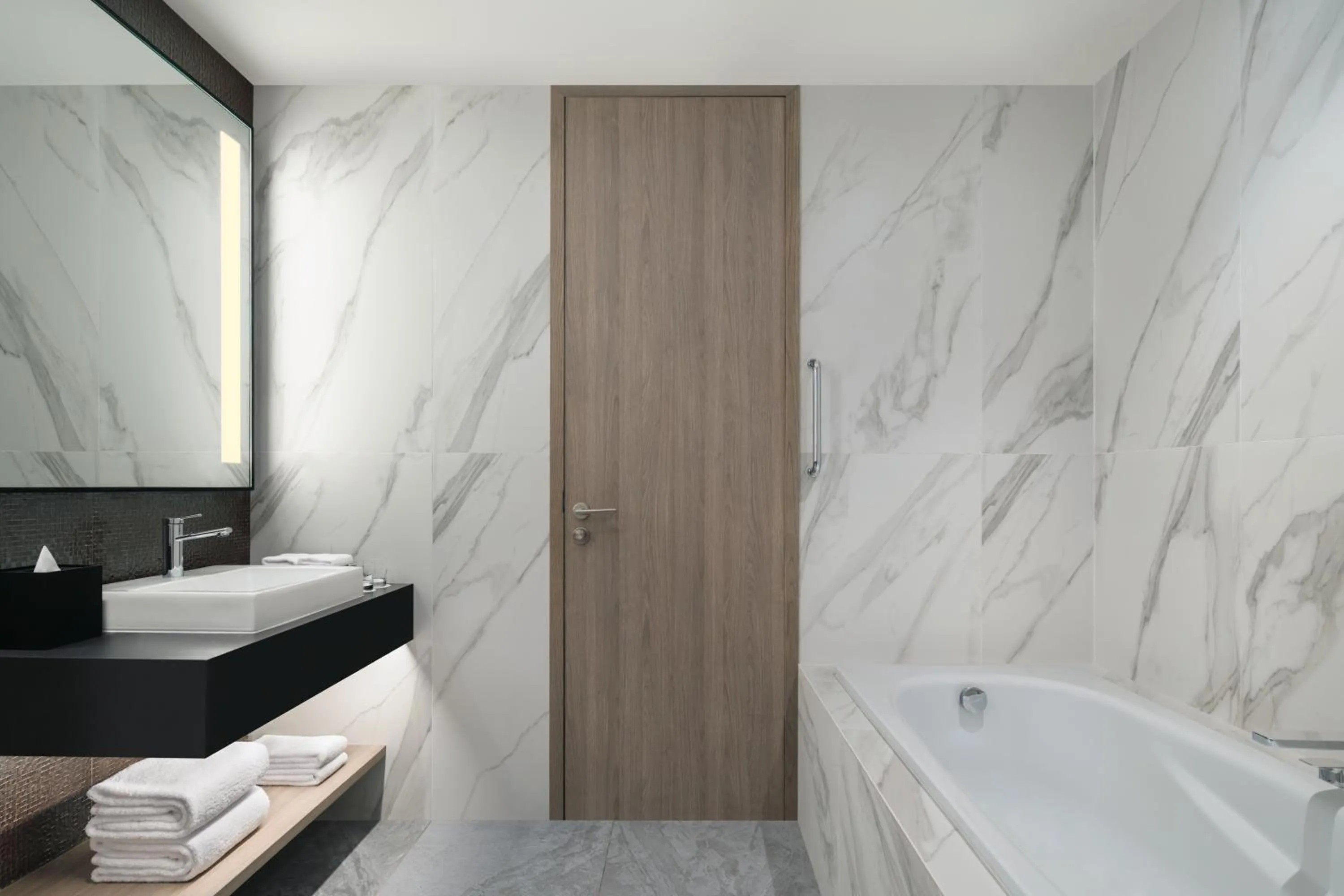 Bathroom in Four Points by Sheraton Bekasi