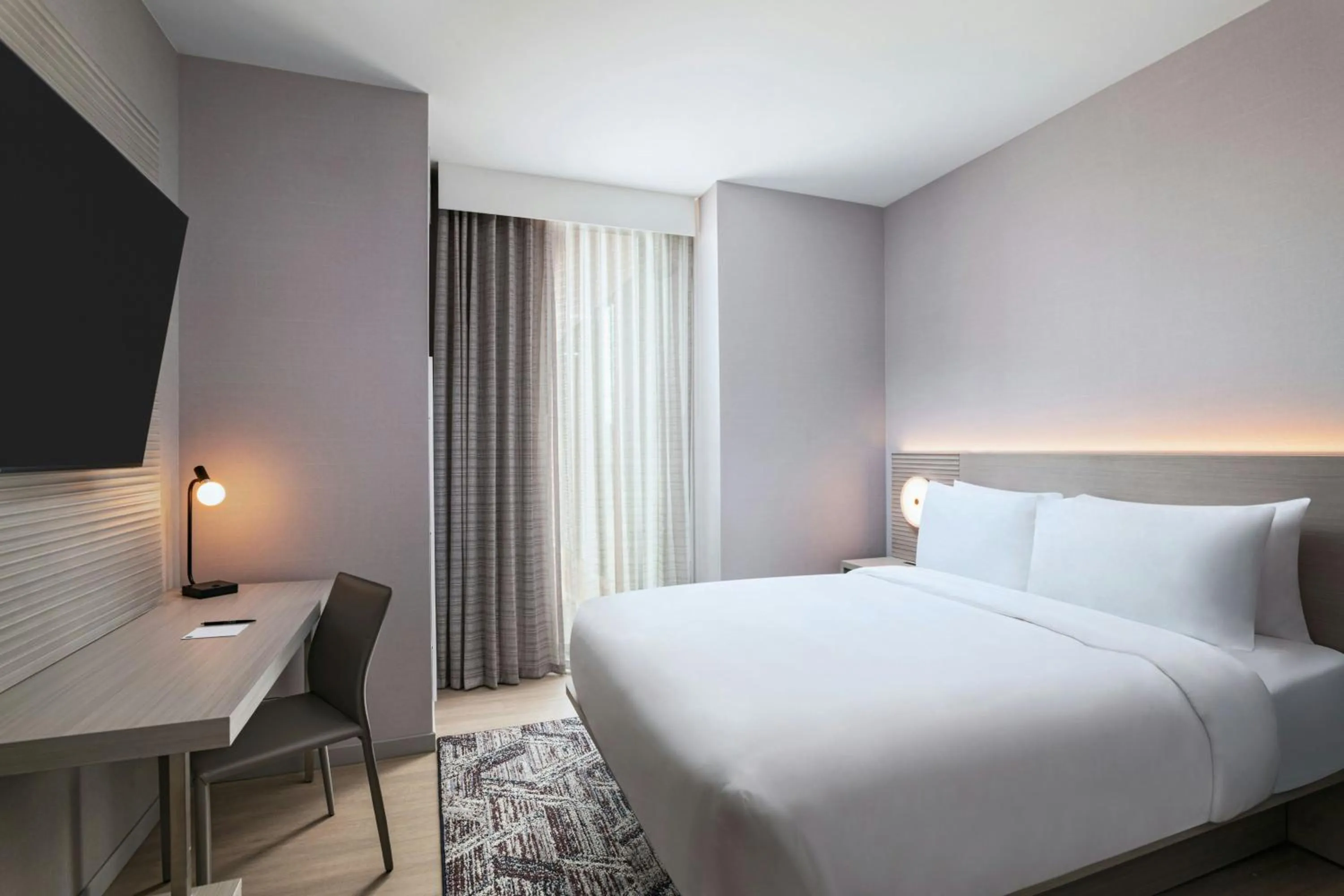 Photo of the whole room, Bed in AC Hotel by Marriott Phoenix North Norterra