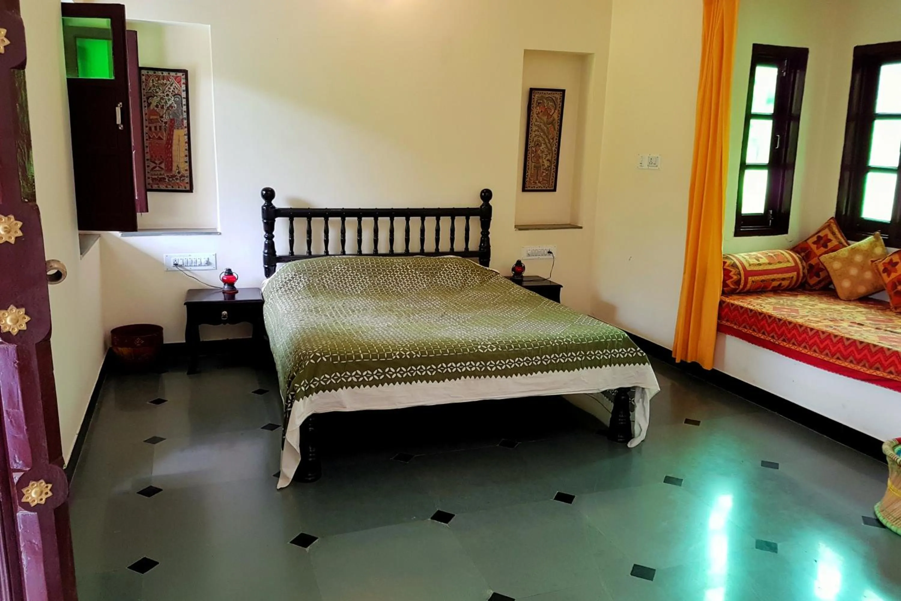 Bed in Krishna Ranch