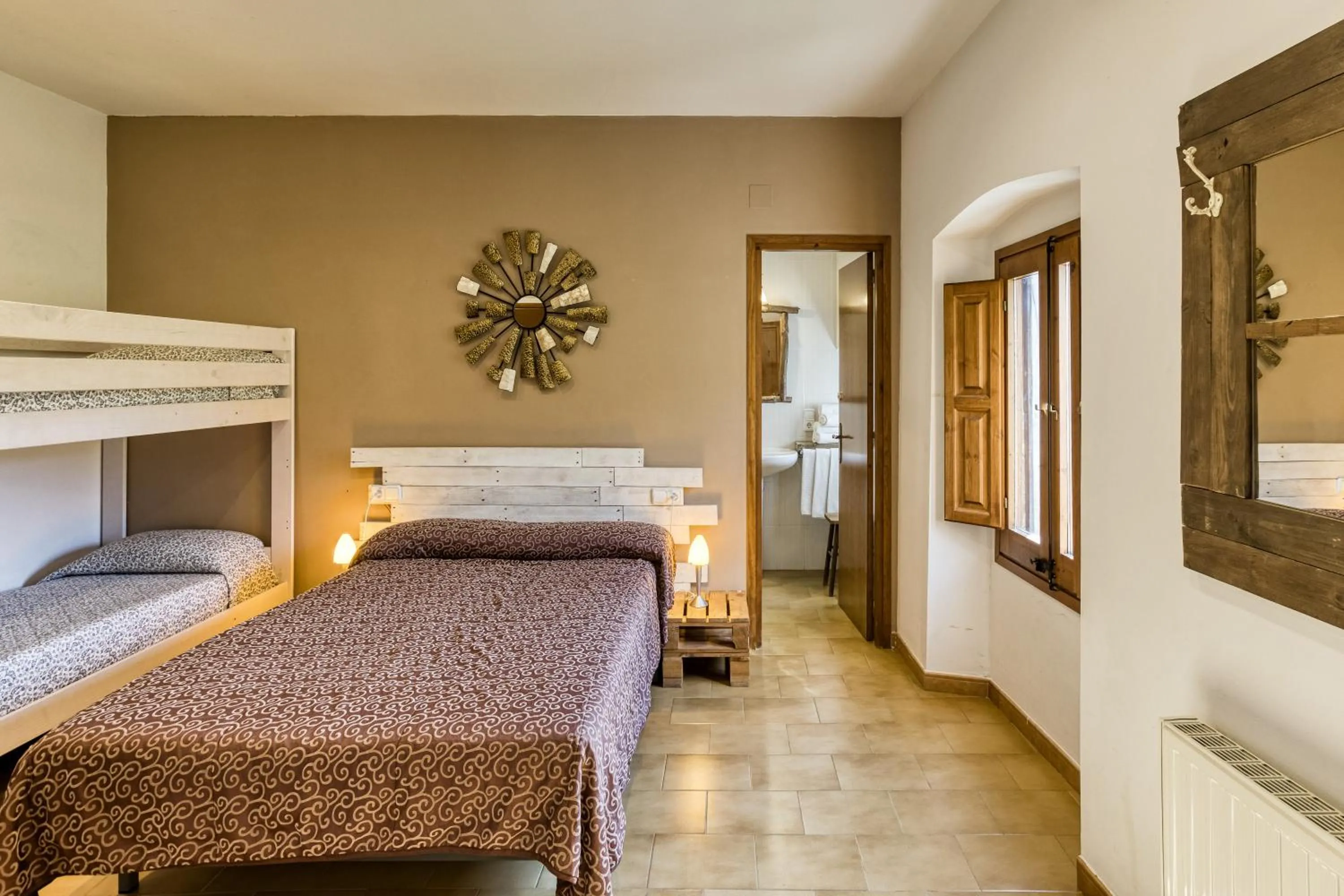 Property building, Bed in Casa Rural Can Miquel