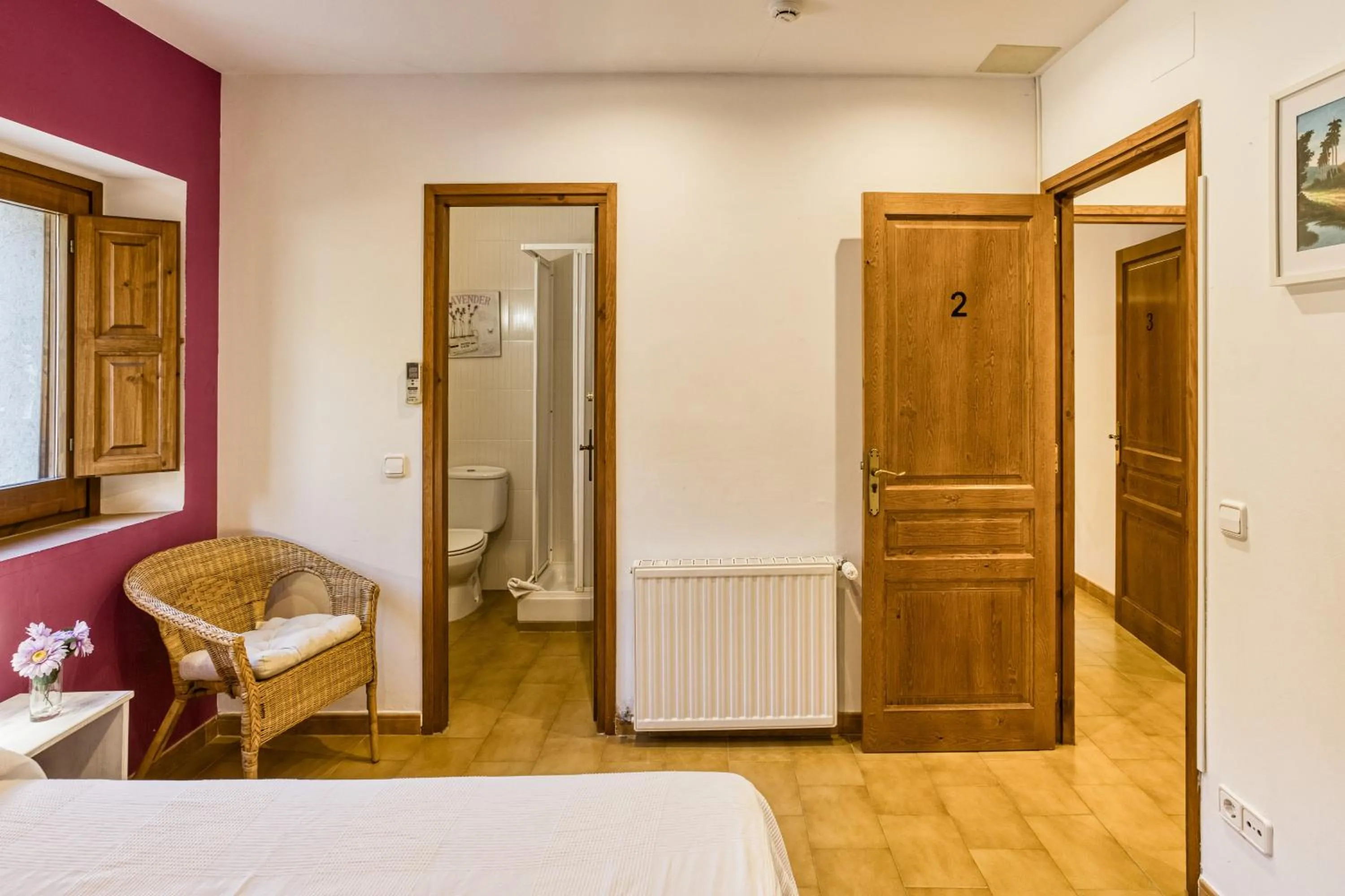 Property building, Bed in Casa Rural Can Miquel
