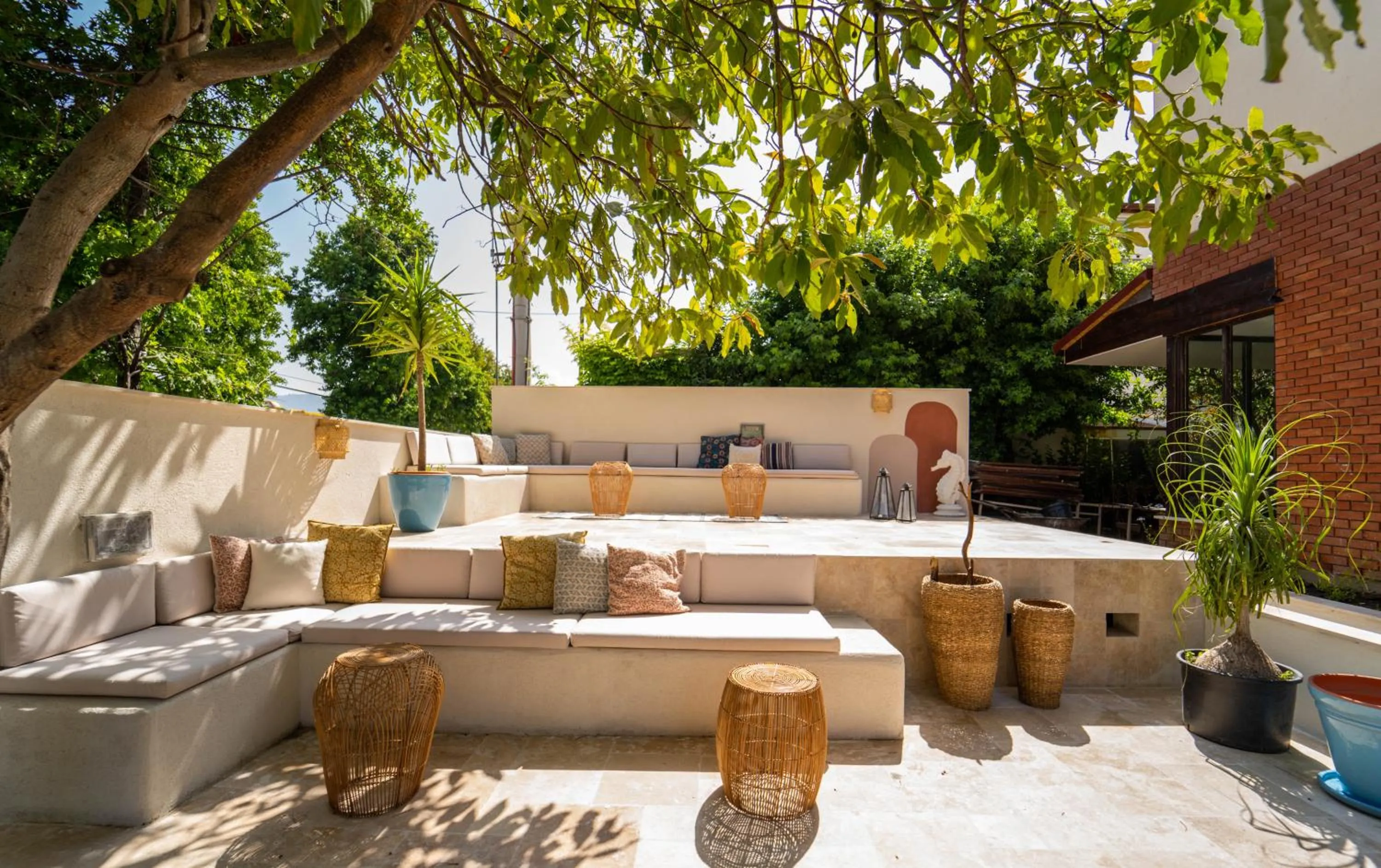 Seating area in Hotel Club-E