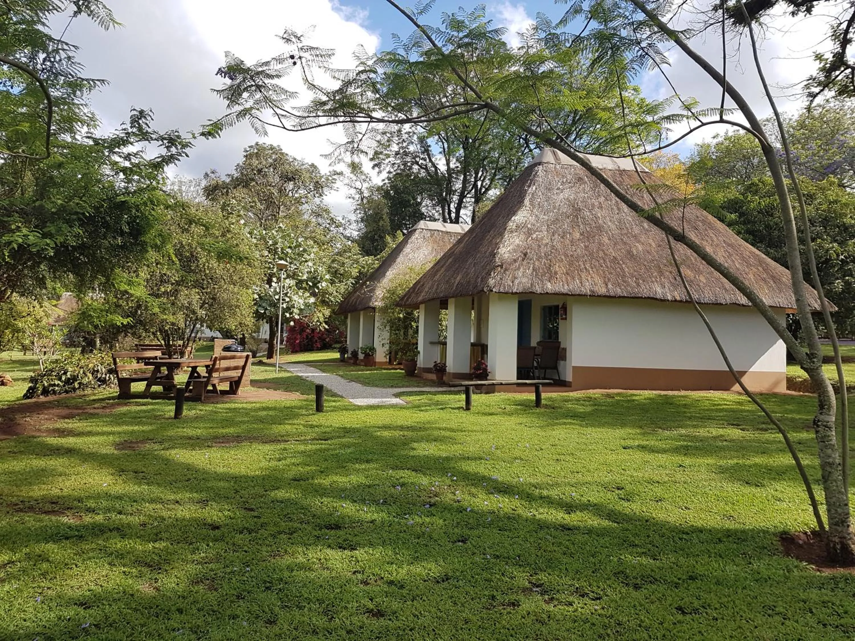Garden in Thokozani Lodge