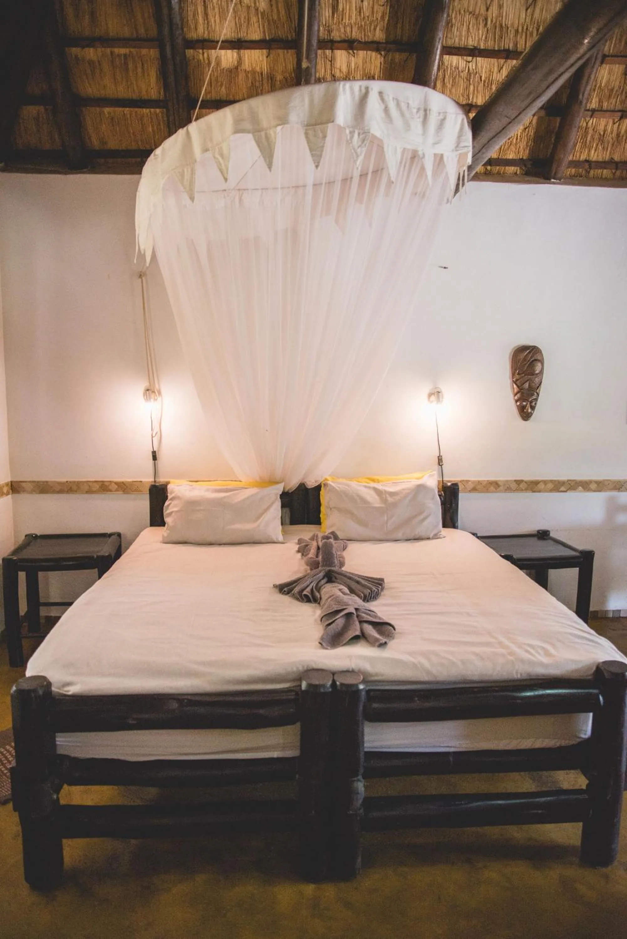 Bed in Thokozani Lodge