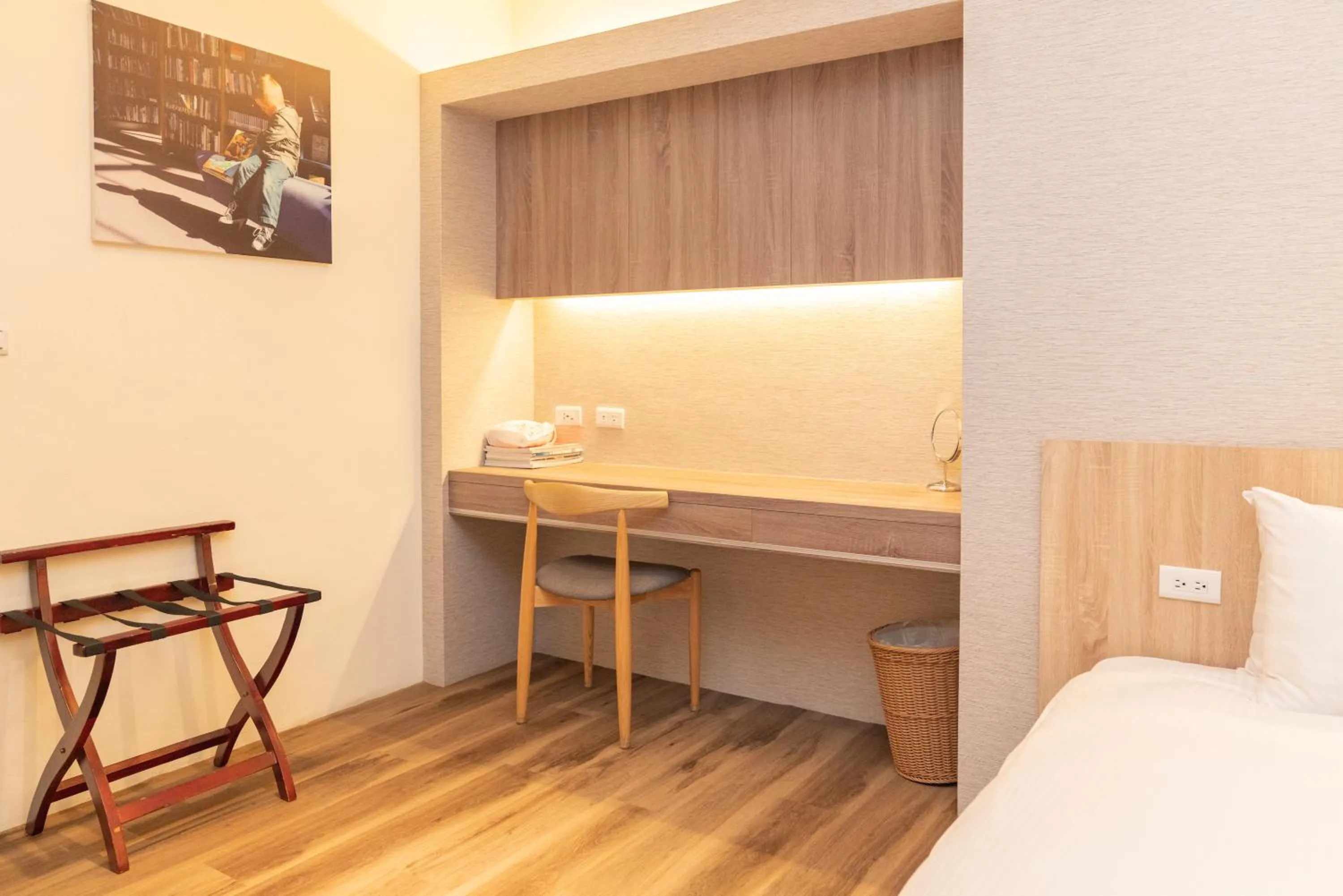 Bedroom, Bed in Traveller-Inn Zhongzheng Library